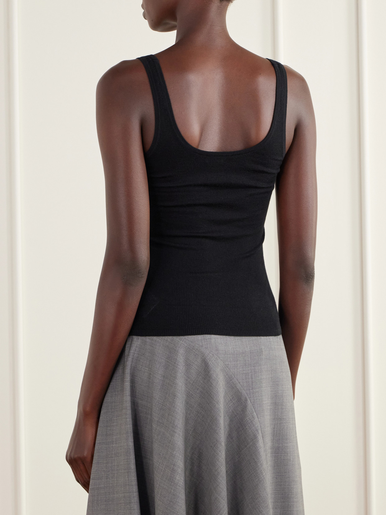 Ribbed Merino Wool Tank