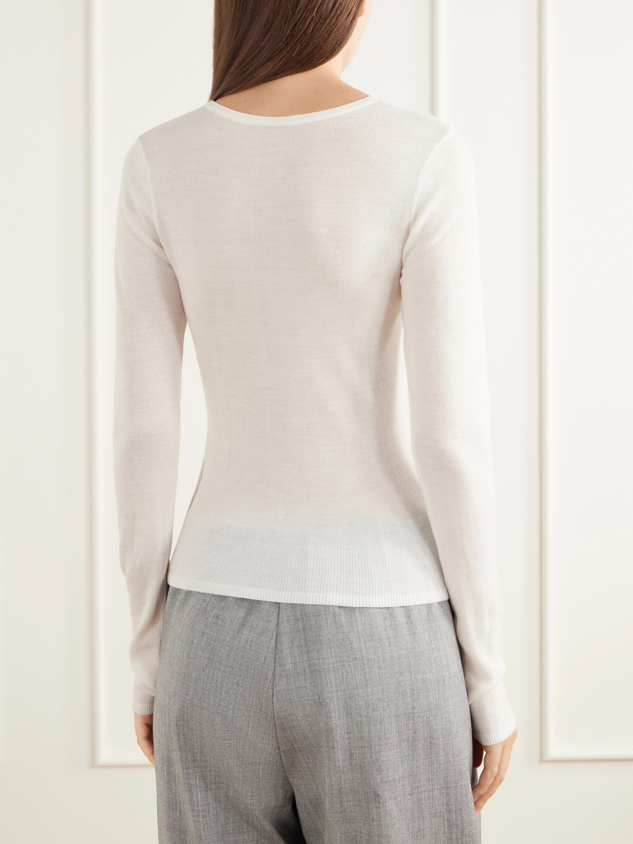 Ribbed Merino Top