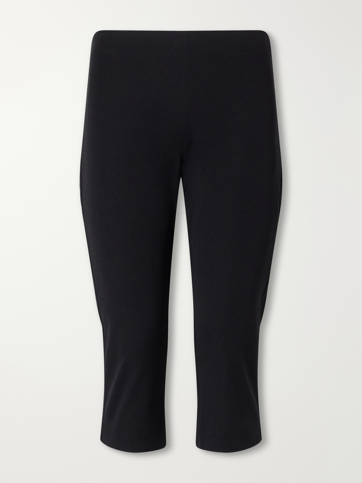 St Agni Cotton-twill Skinny-leg Capri Pants In Black