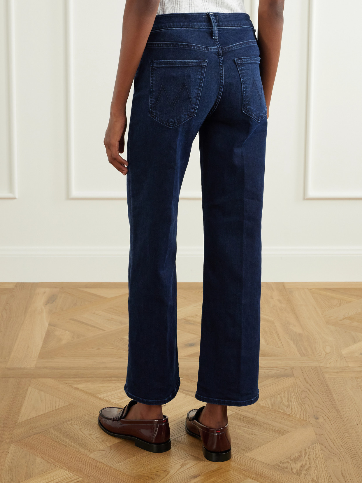 The Mid Rise Rambler Zip Straight-Leg Jeans