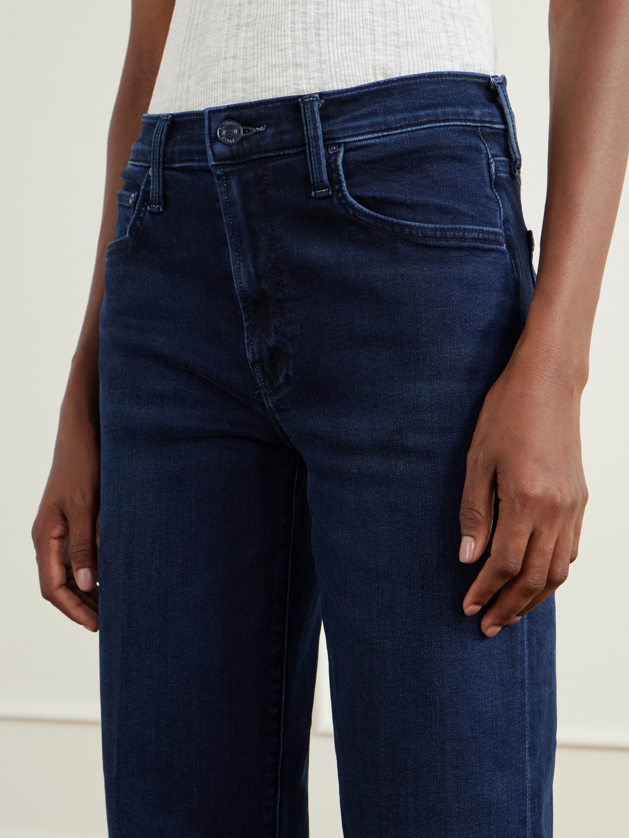The Mid Rise Rambler Zip Straight-Leg Jeans