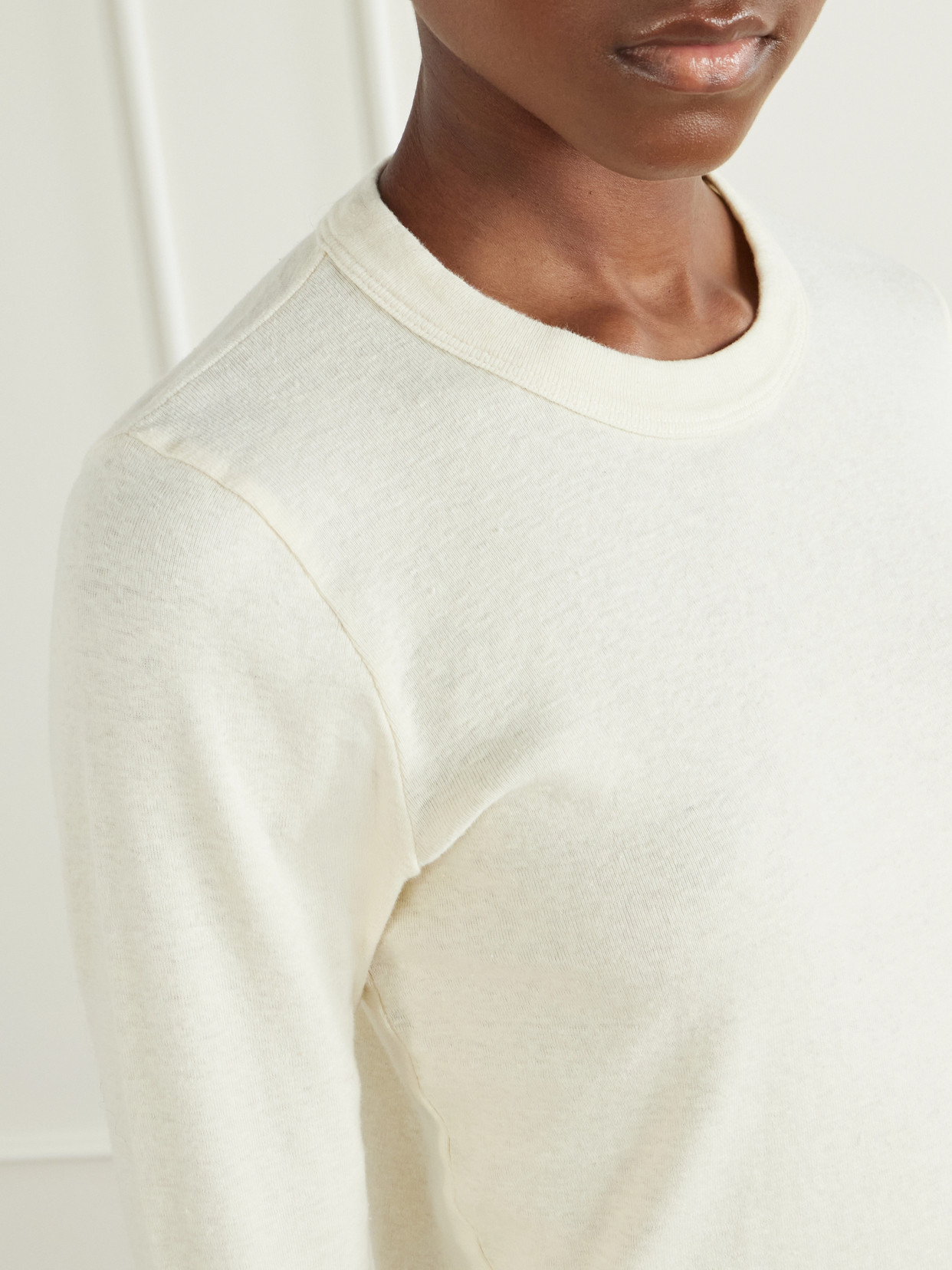 The L/S Itty Bitty Recycled Cotton-Jersey T-Shirt