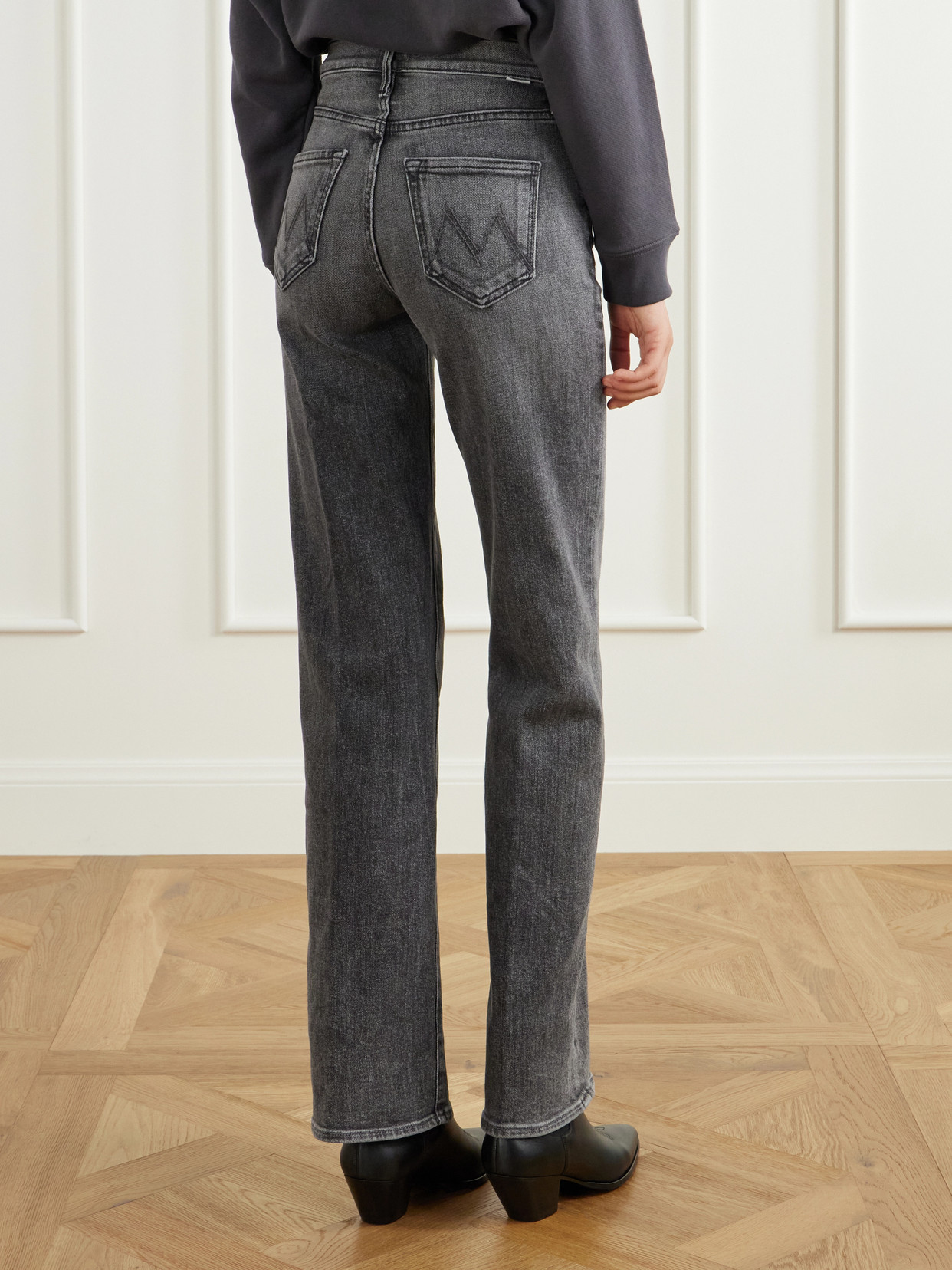 The Kick It High-Rise Straight-Leg Stretch Jeans