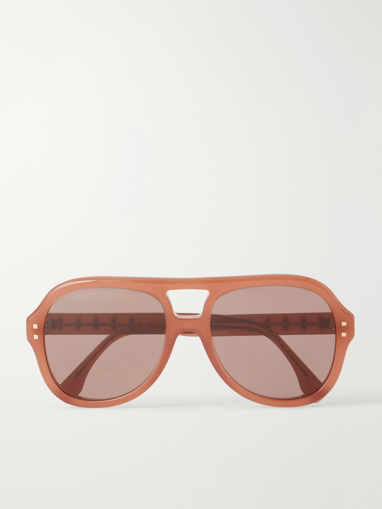 Fendi Five Sisters Aviator-style Acetate Sunglasses In Multi