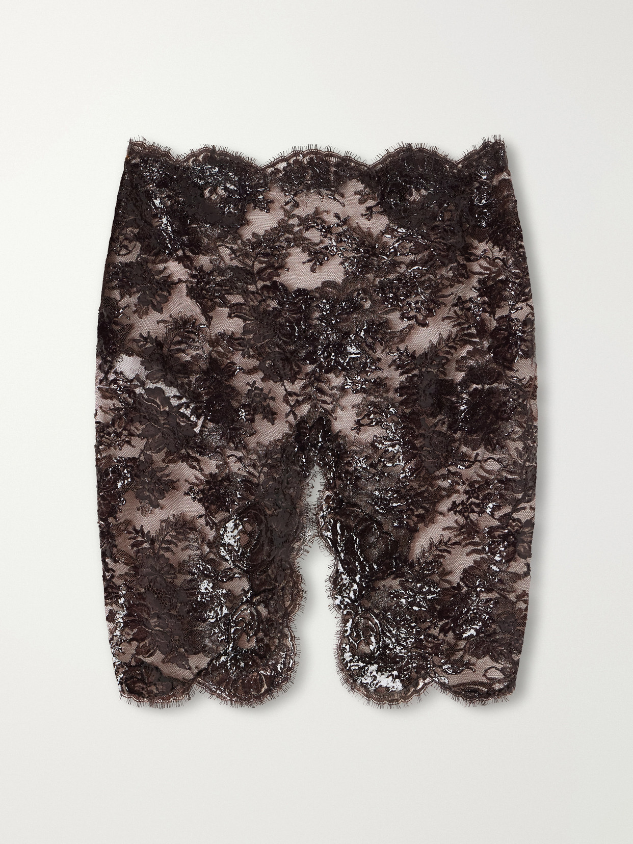 Coated Lace Midi