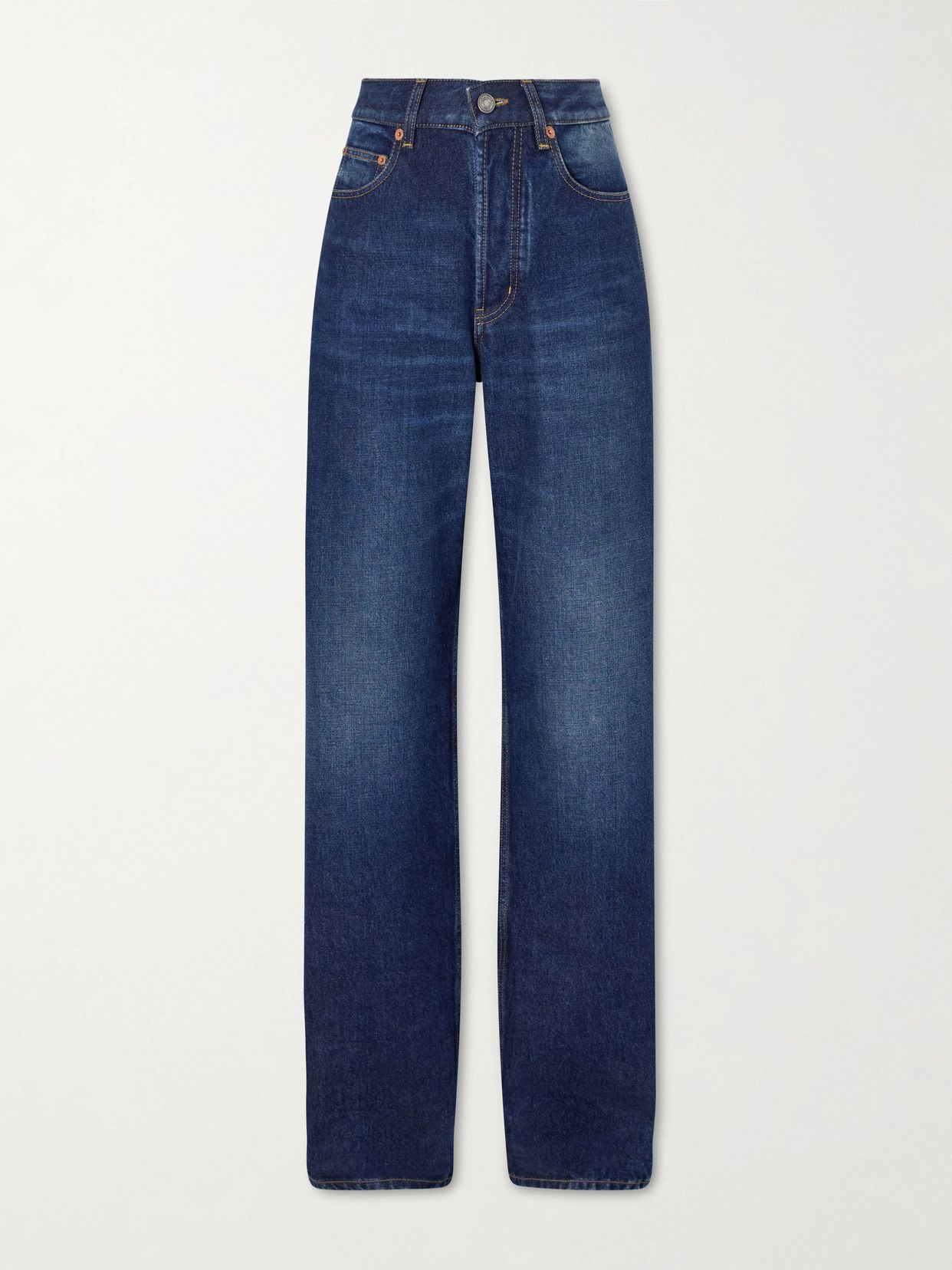 High-rise wide-leg jeans