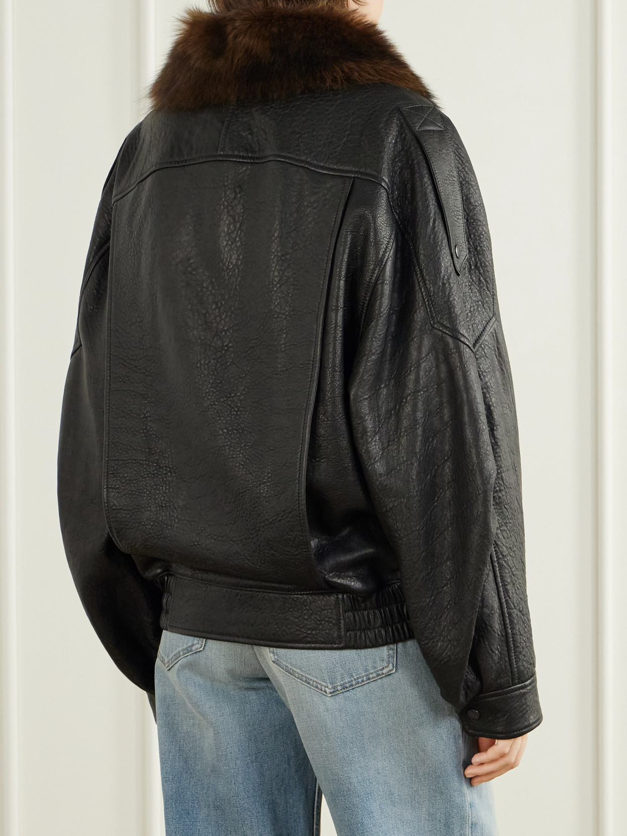 Belted Shearling Jacket