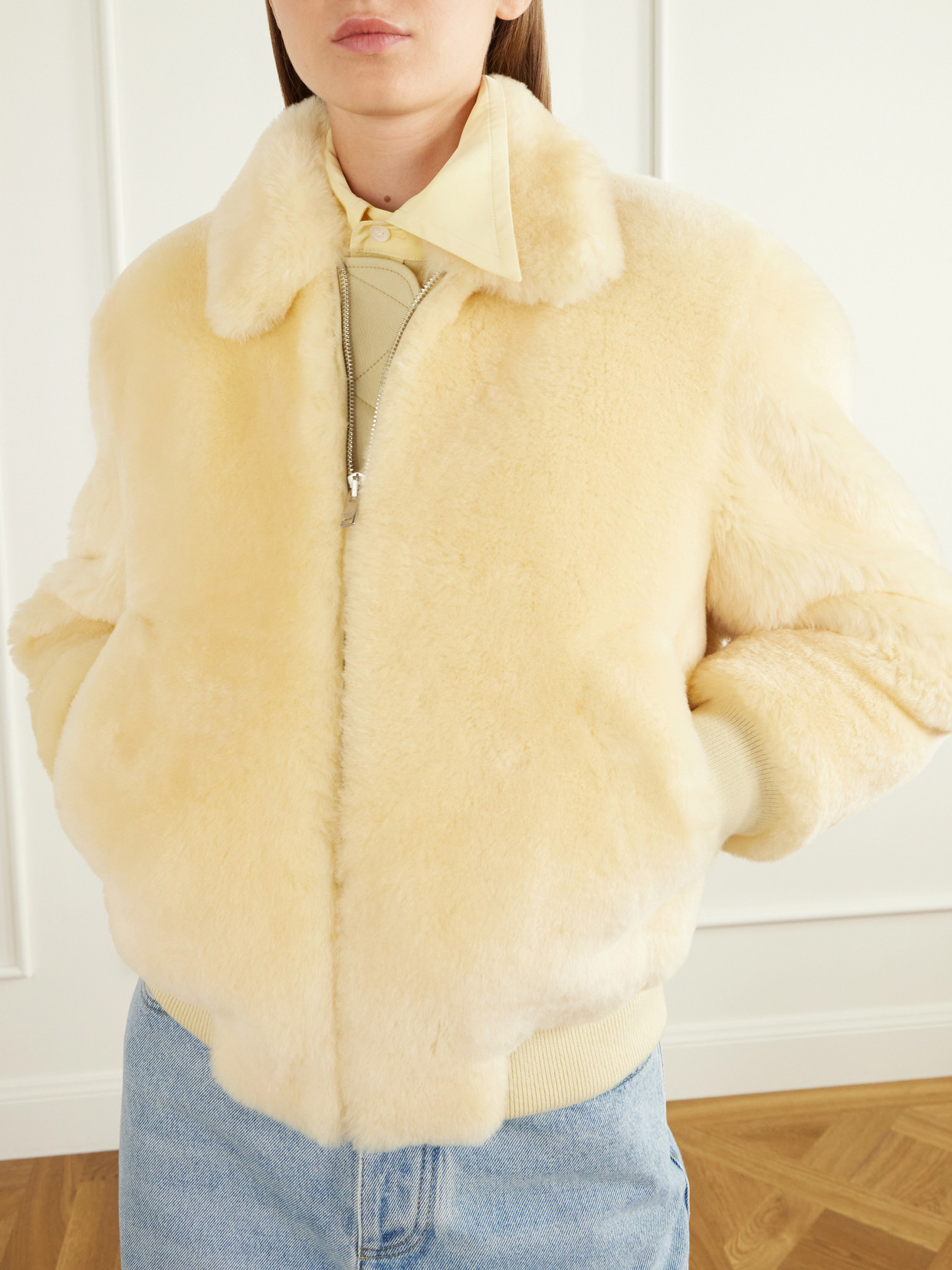 Shearling Blouson Jacket