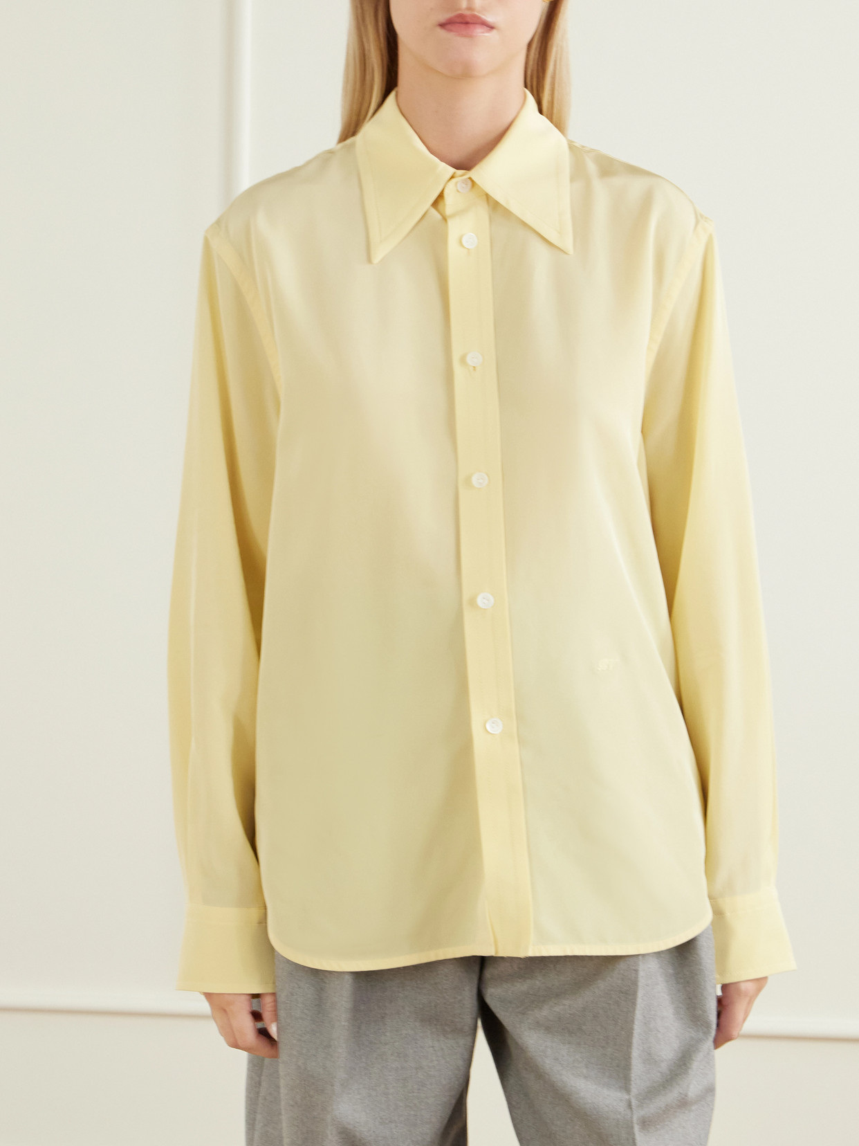 Silk-Blend Shirt