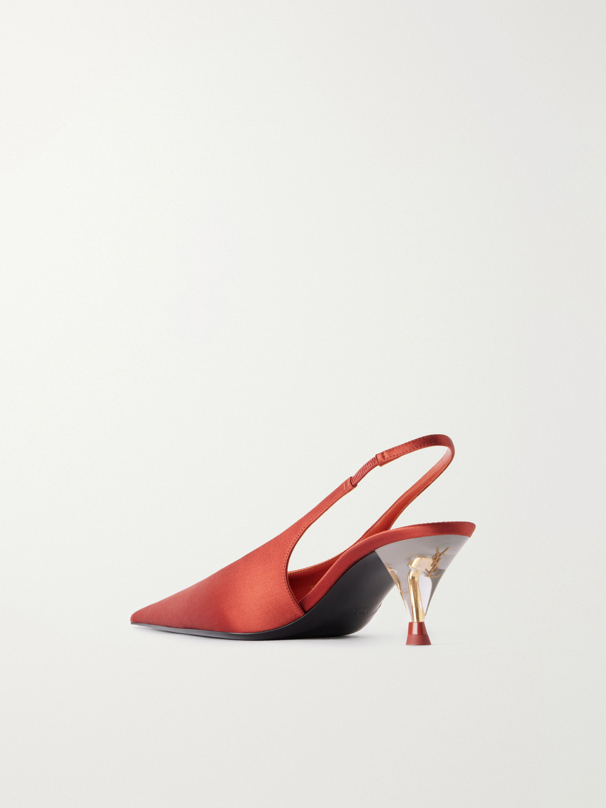 Fanny 55 Crepe-Satin Slingback