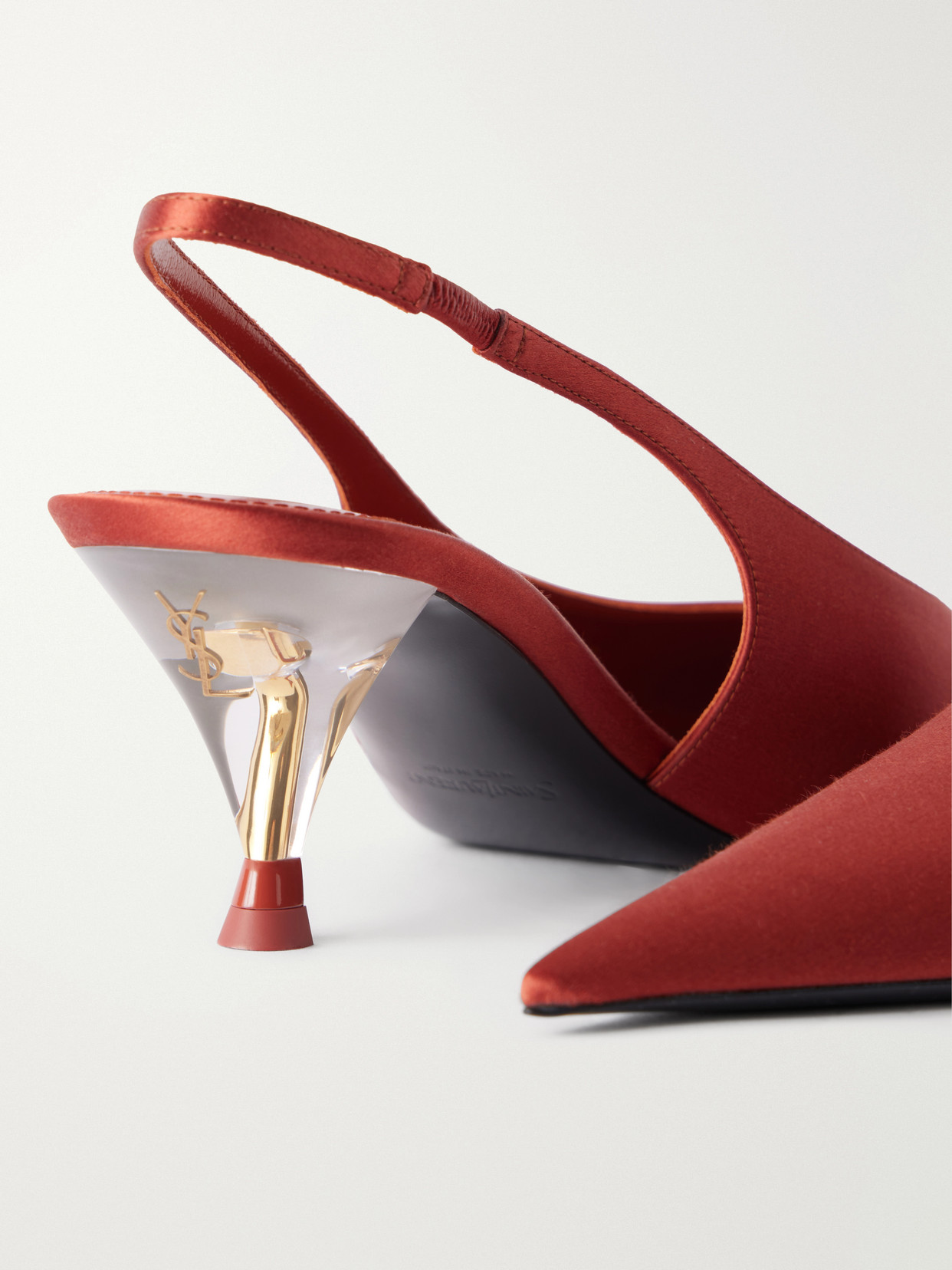 Fanny 55 Crepe-Satin Slingback