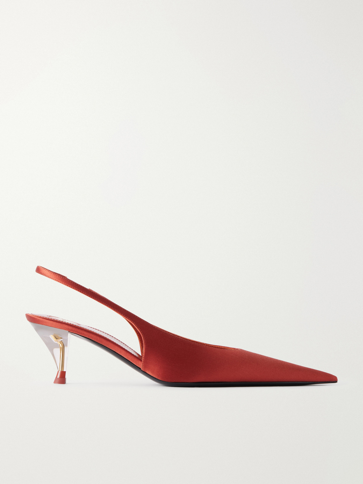 Fanny 55 Crepe-Satin Slingback