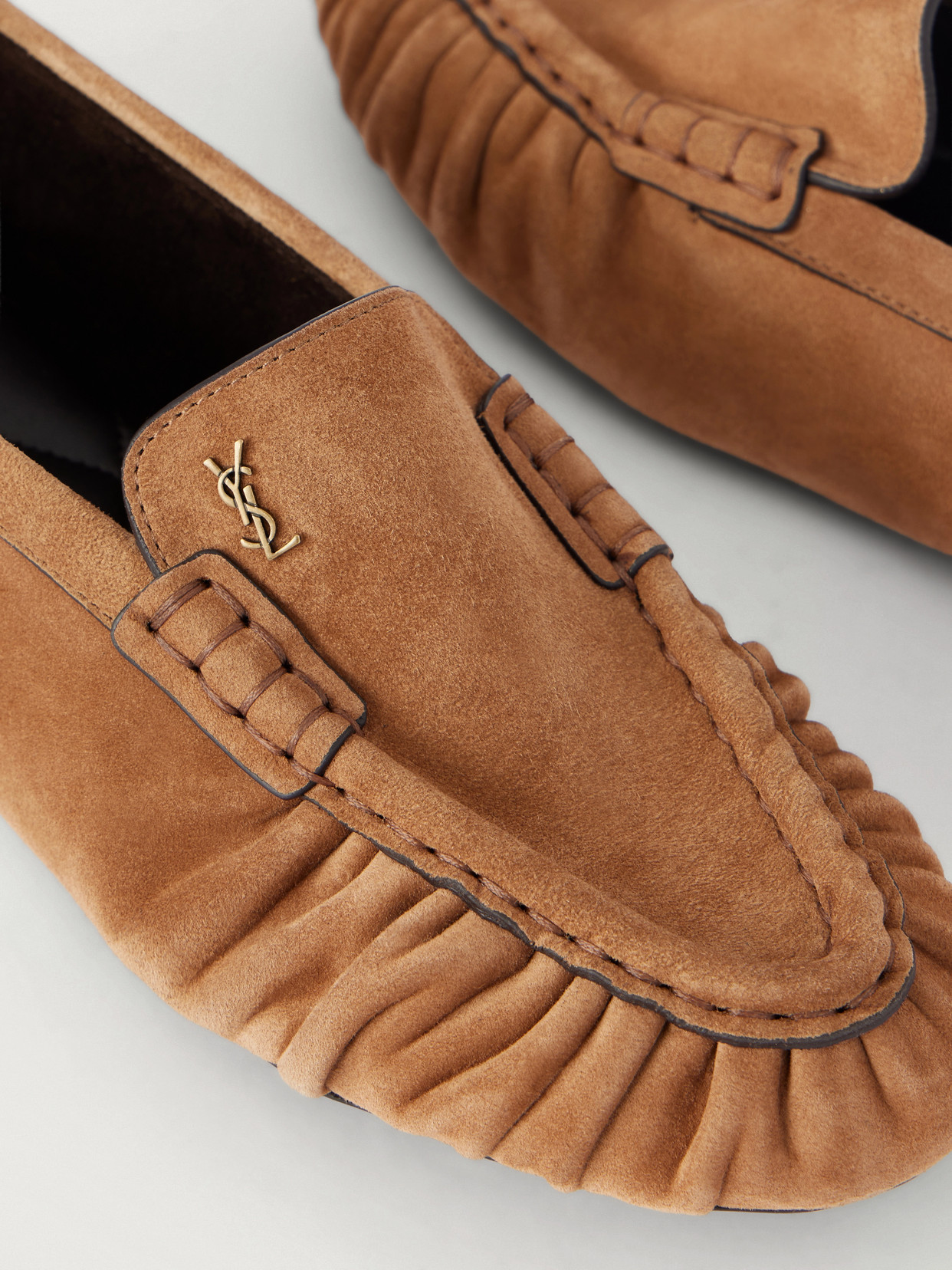 Loaferino Gathered Ballet Flats