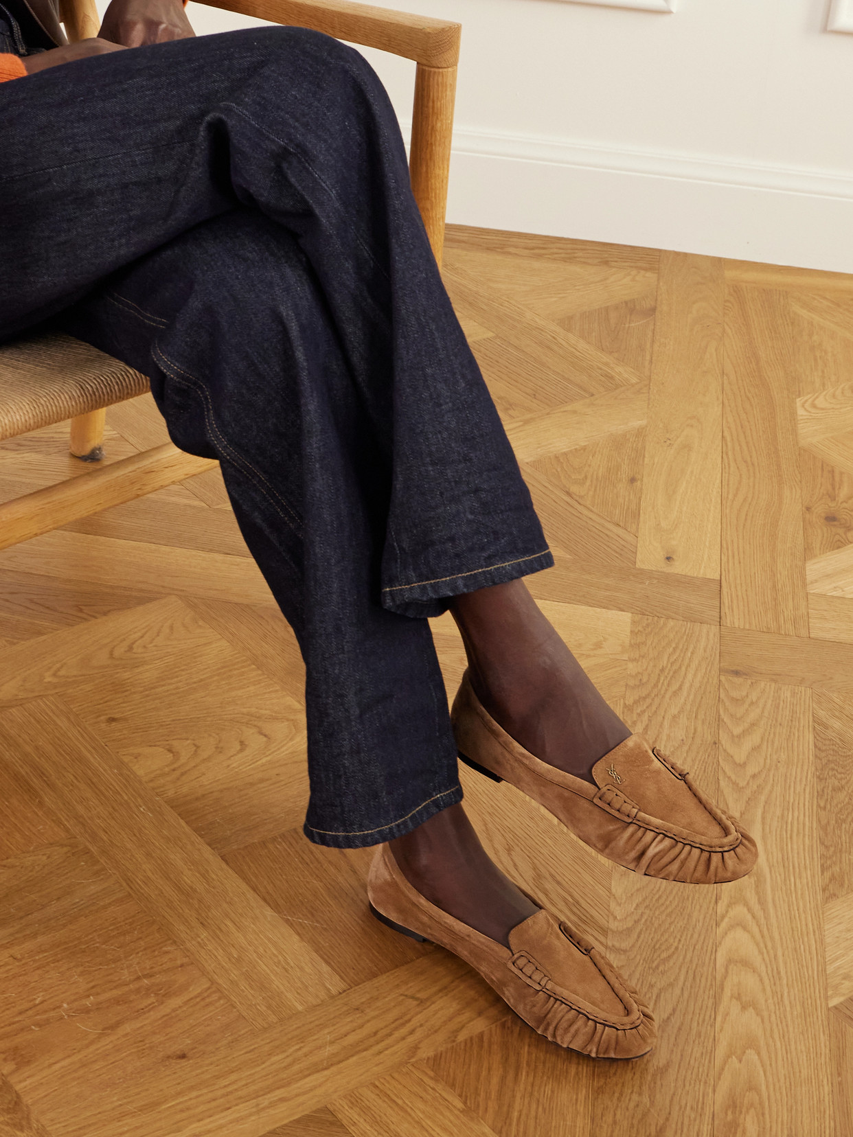 Loaferino Gathered Ballet Flats