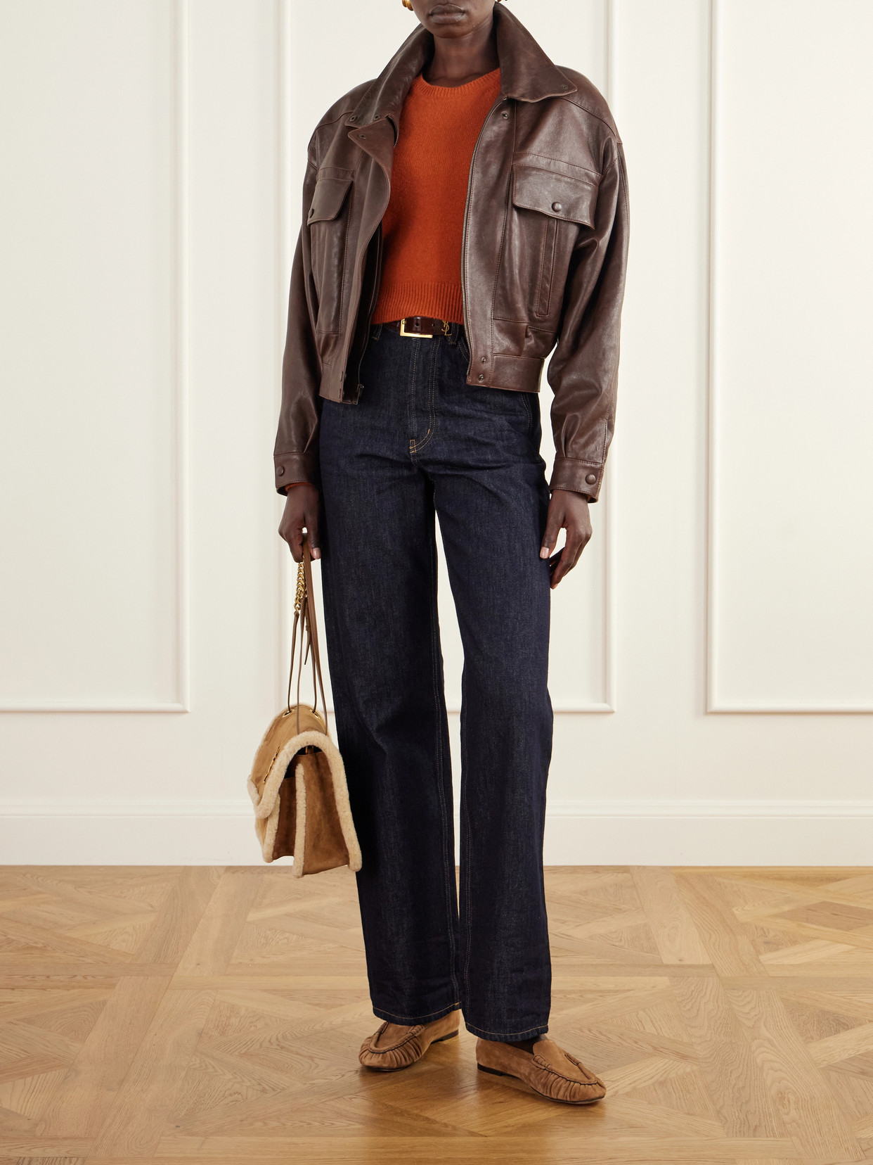 Loaferino Gathered Ballet Flats