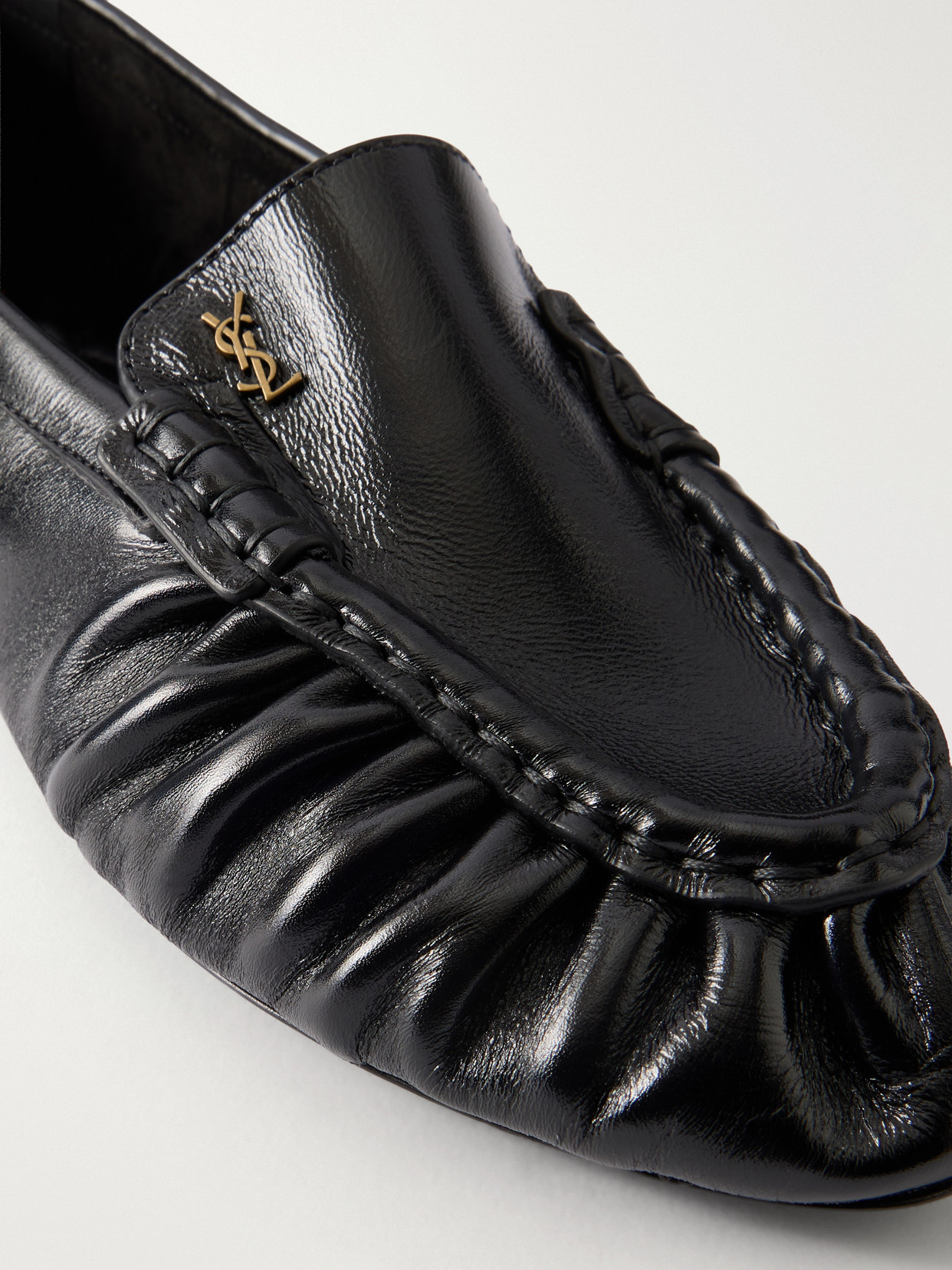 Loaferino Gathered Ballet Flats