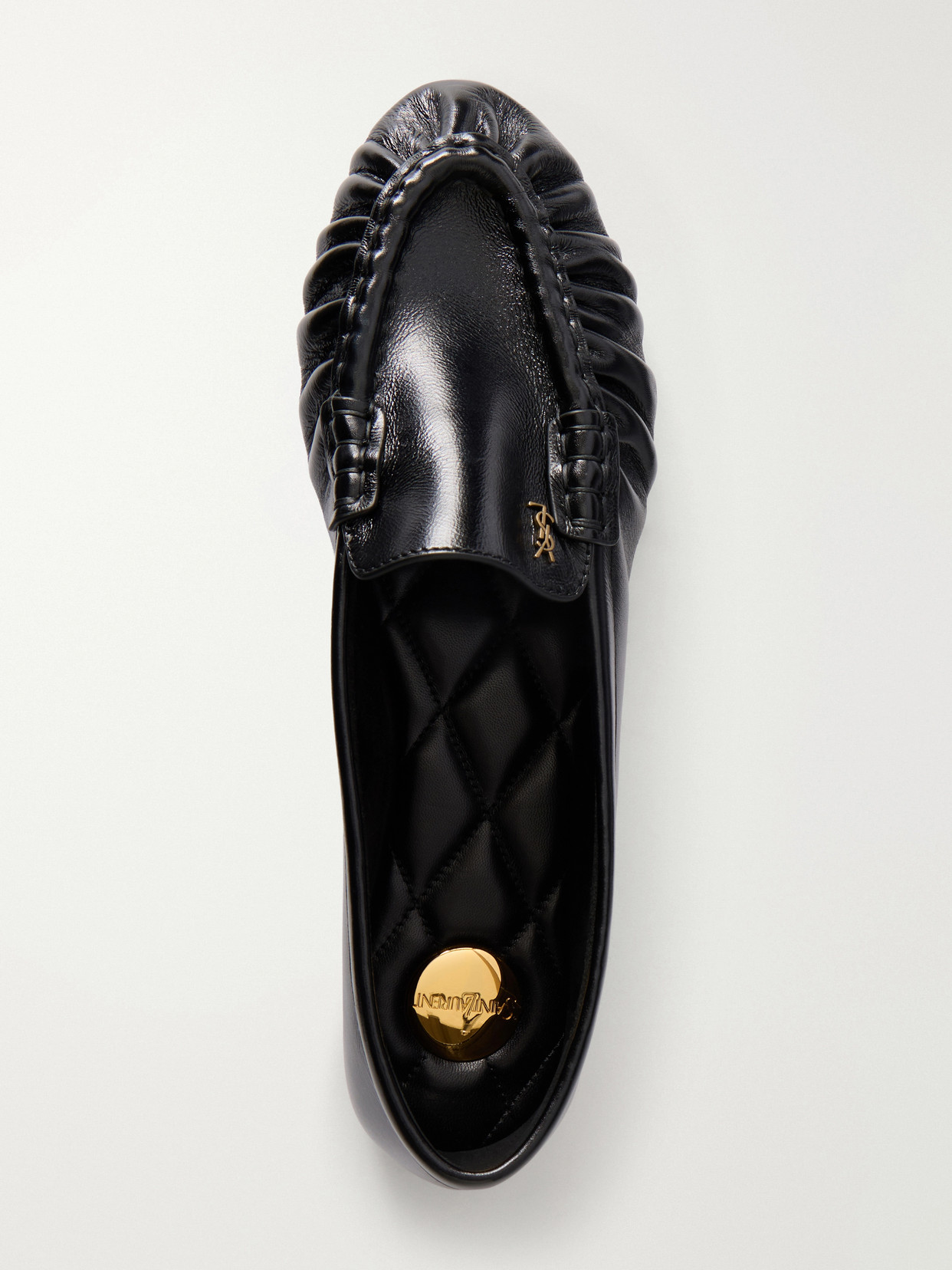 Loaferino Gathered Ballet Flats