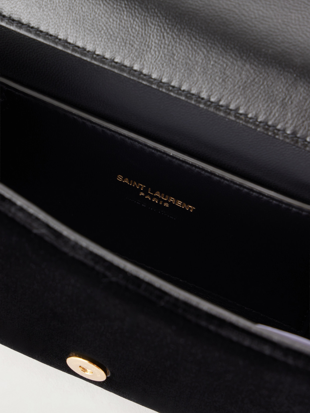 Kate Cassandre-Embellished Tasseled Velvet Shoulder Bag