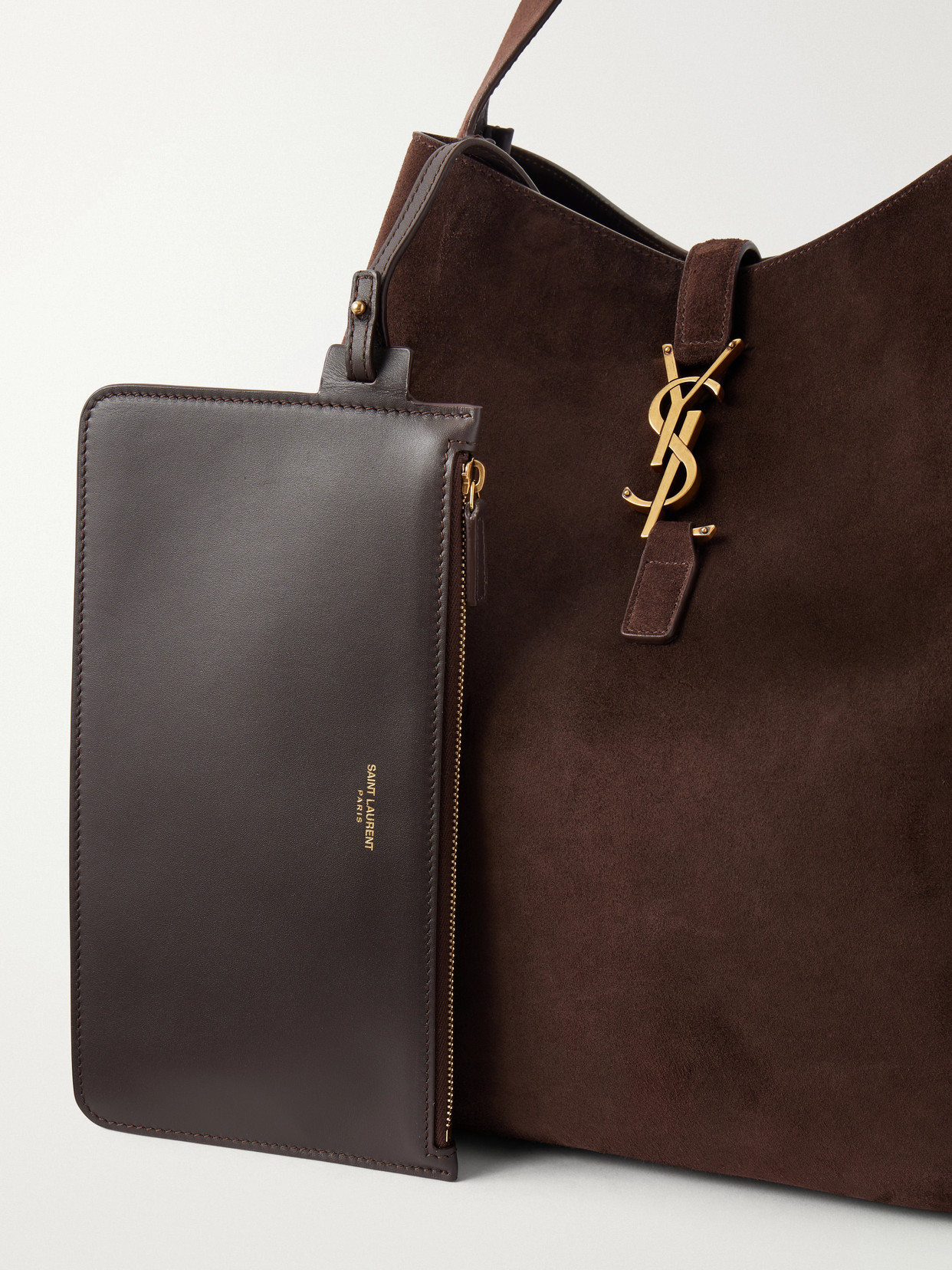 Le 5 À 7 Cassandre-Embellished Suede Tote