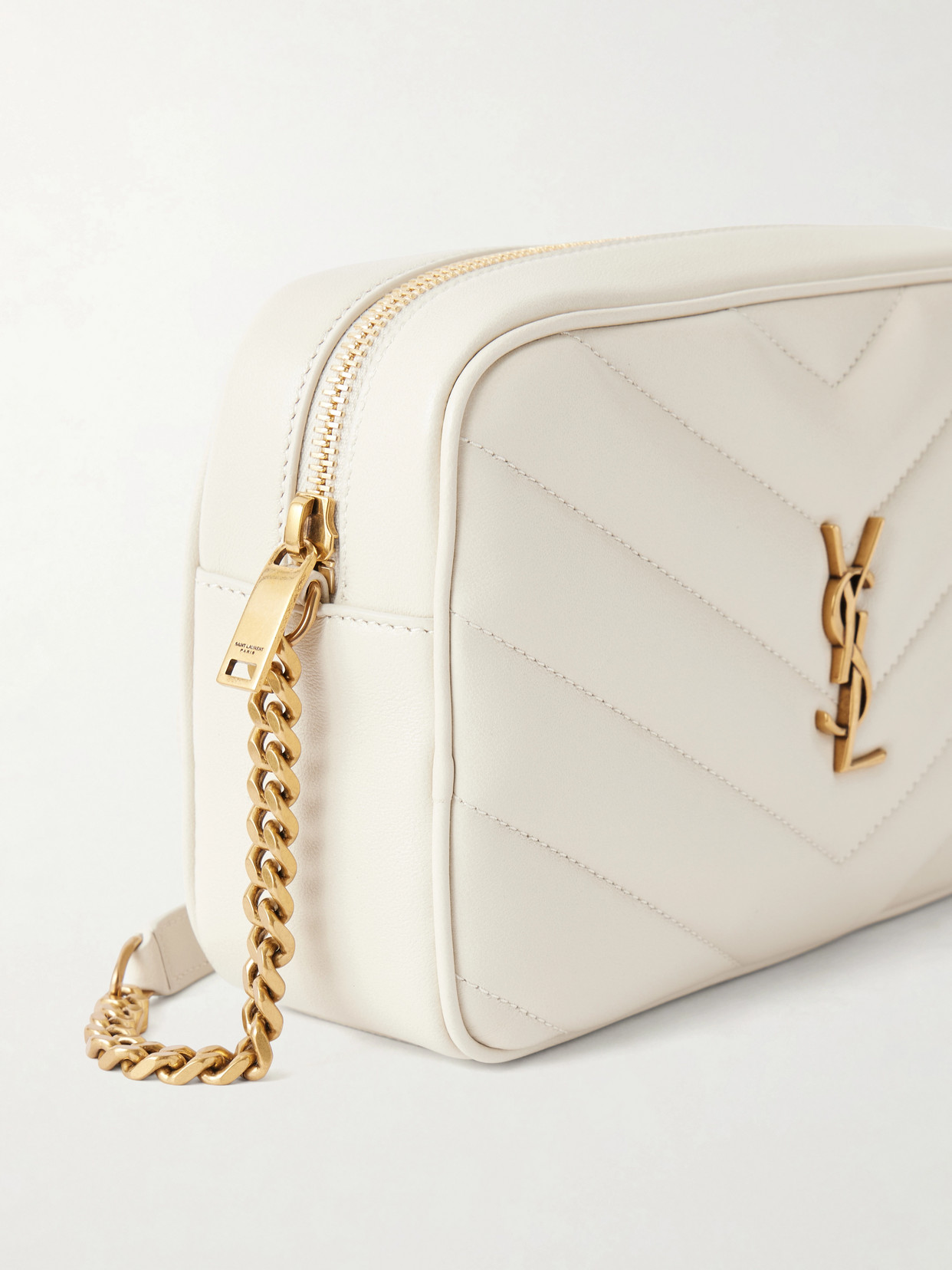 Loulou Cassandre-Embellished Matelassé Shoulder Bag