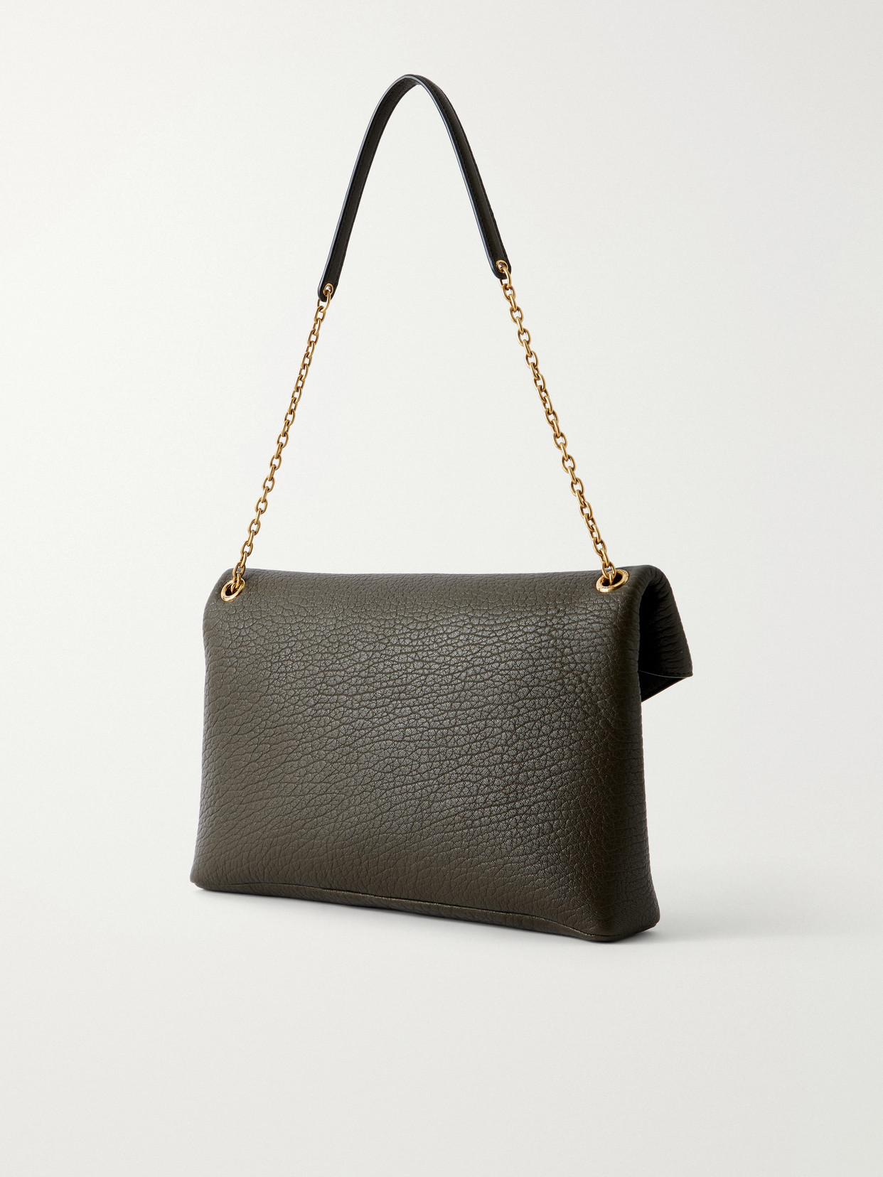 Cassandre Textured-Leather Shoulder Bag