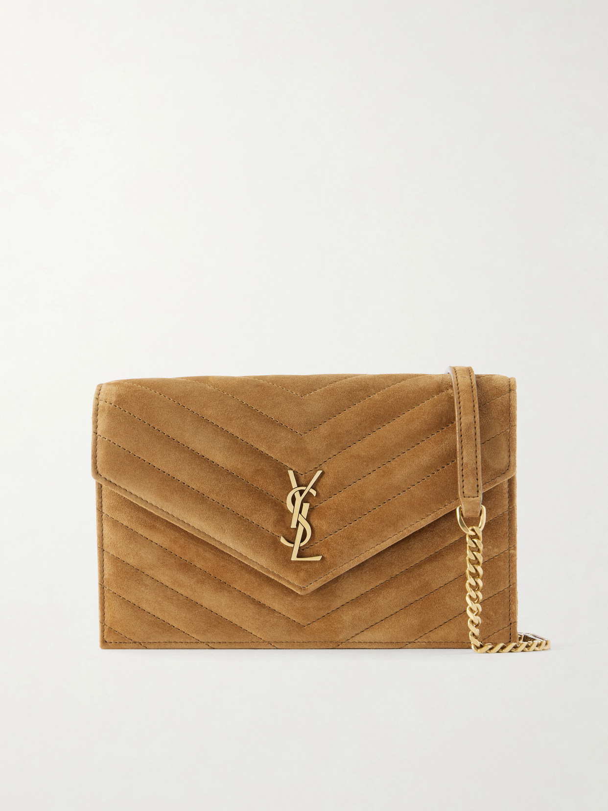 Cassandre Envelope Matelassé Logo-Detailed Shoulder Bag