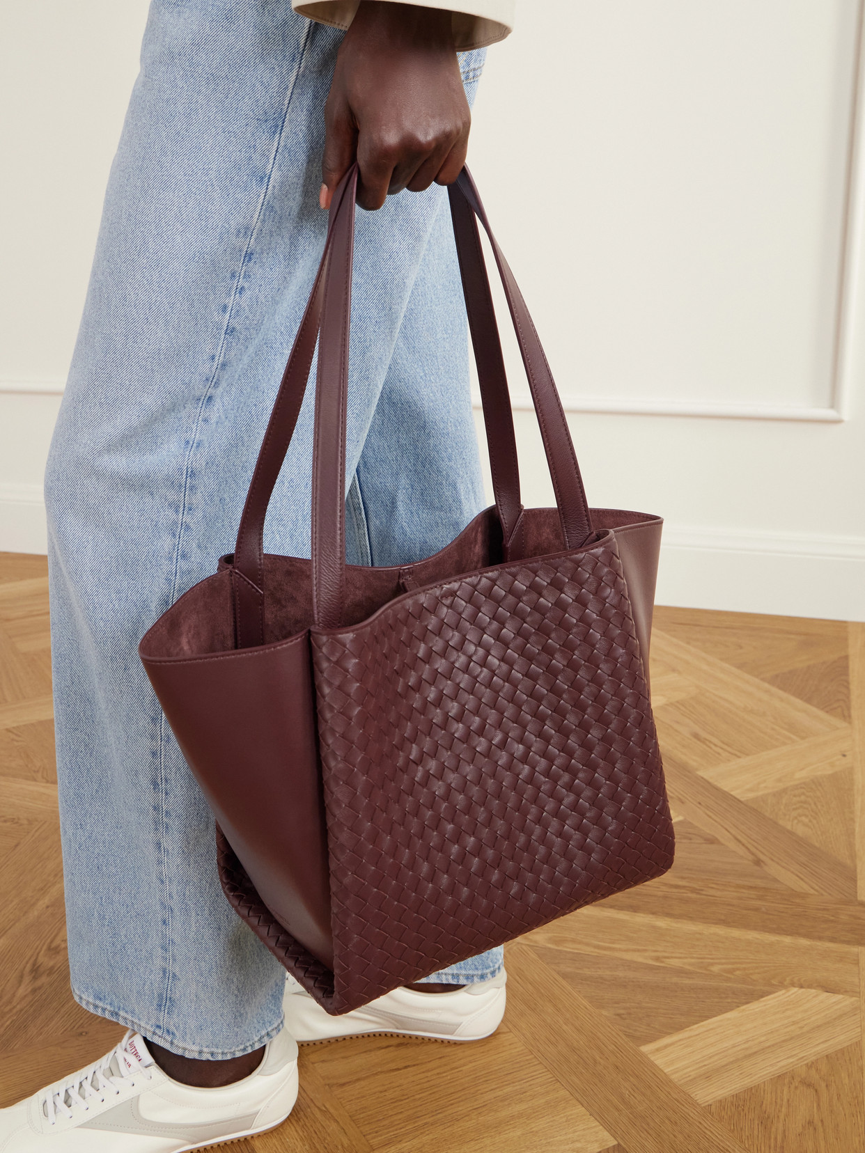 Corso Intrecciato Leather Tote