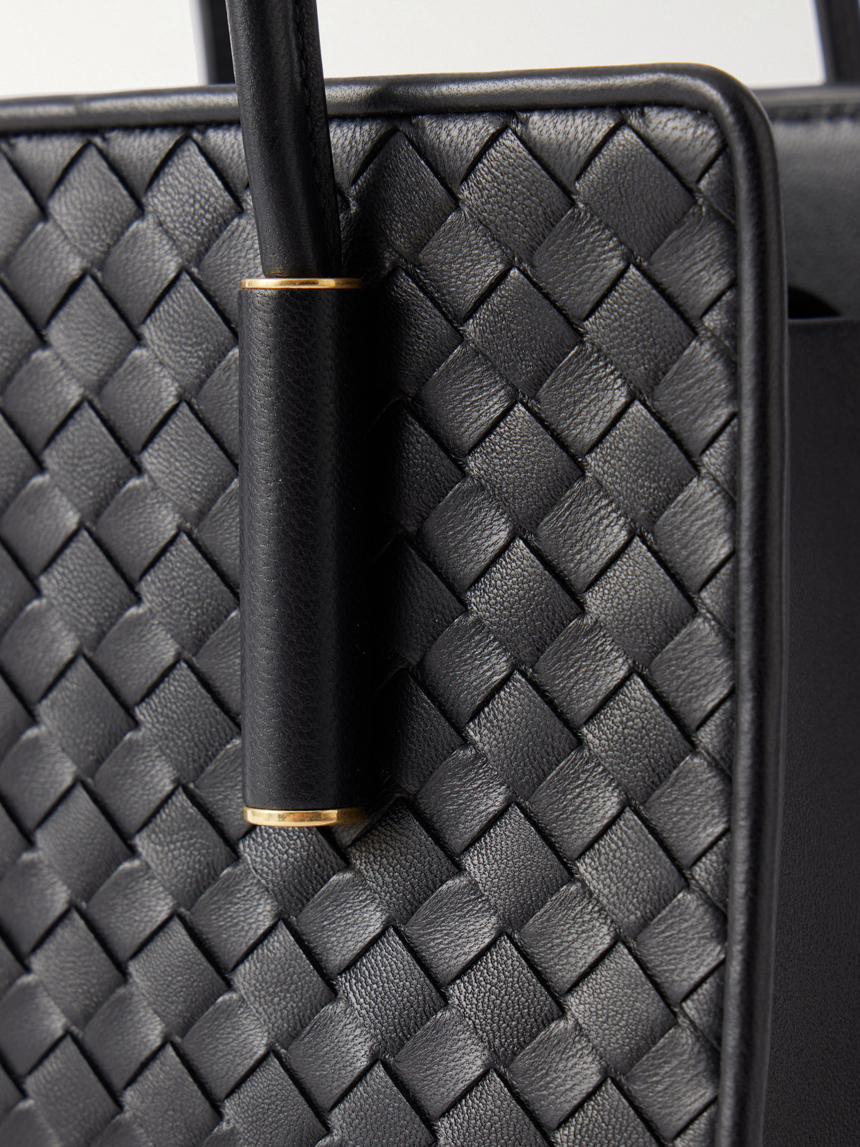 Barbara Mini Intrecciato Leather Tote
