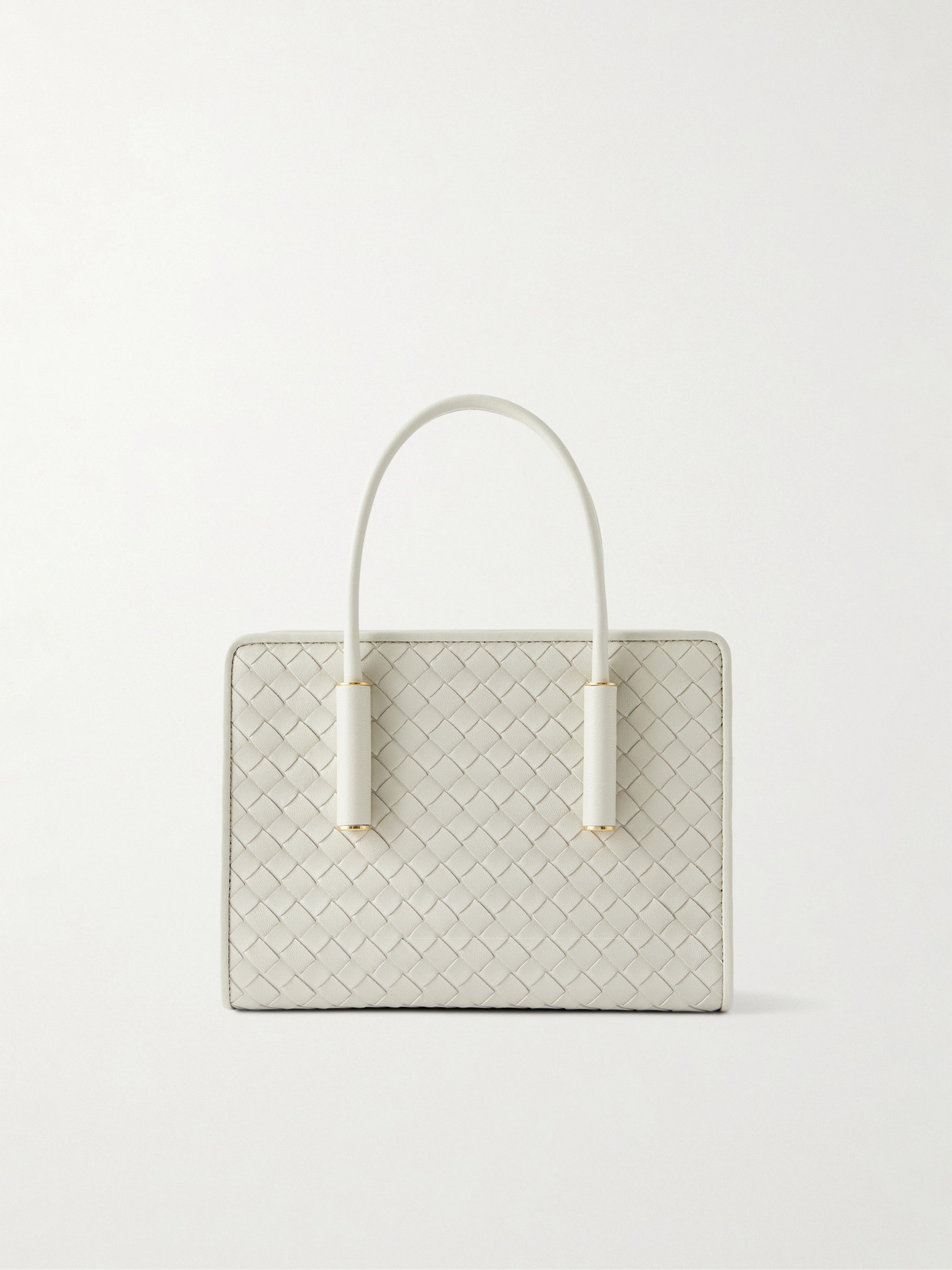 Barbara Mini Intrecciato Leather Tote