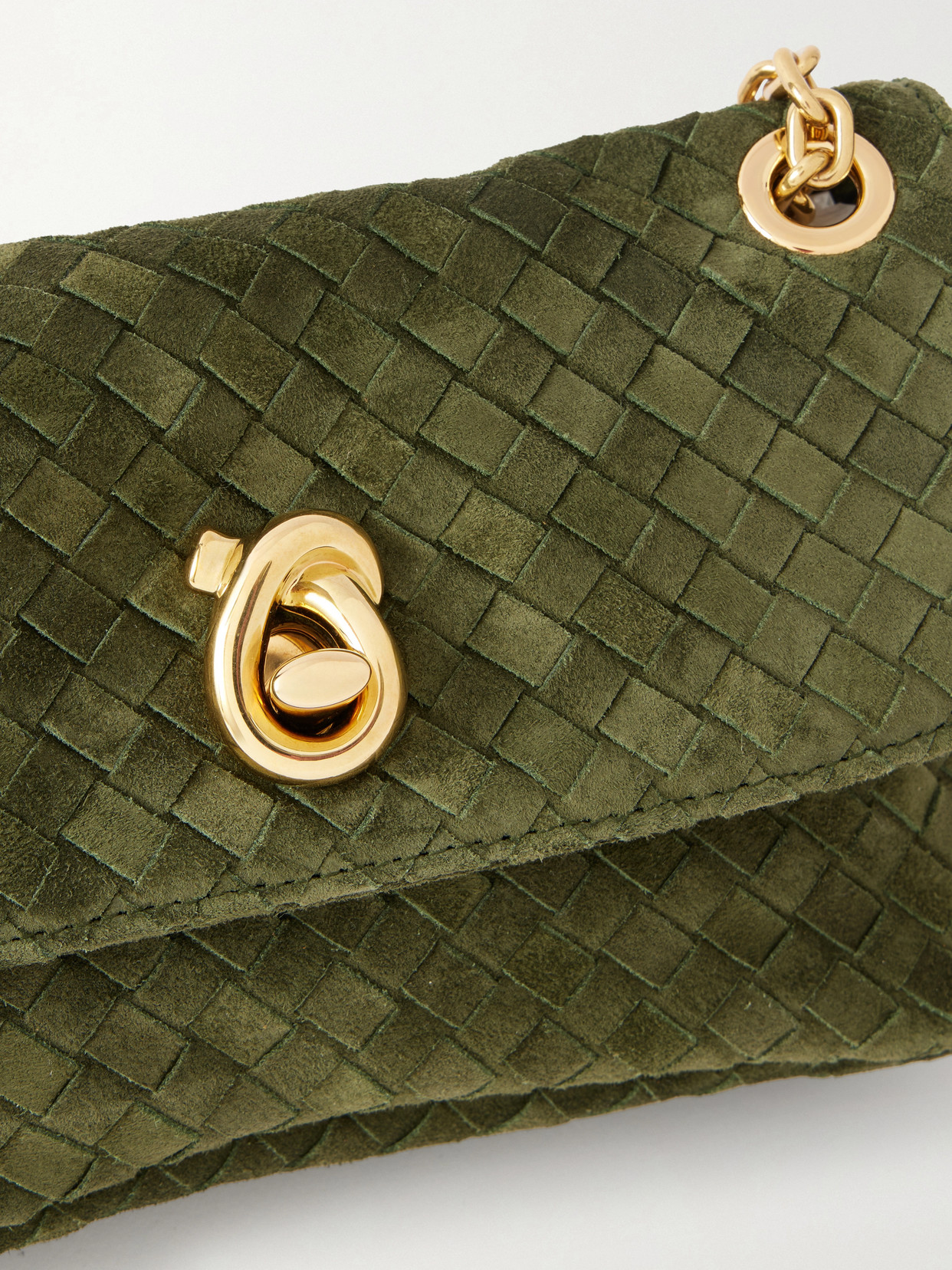 Baby Madison Small Intrecciato Shoulder Bag