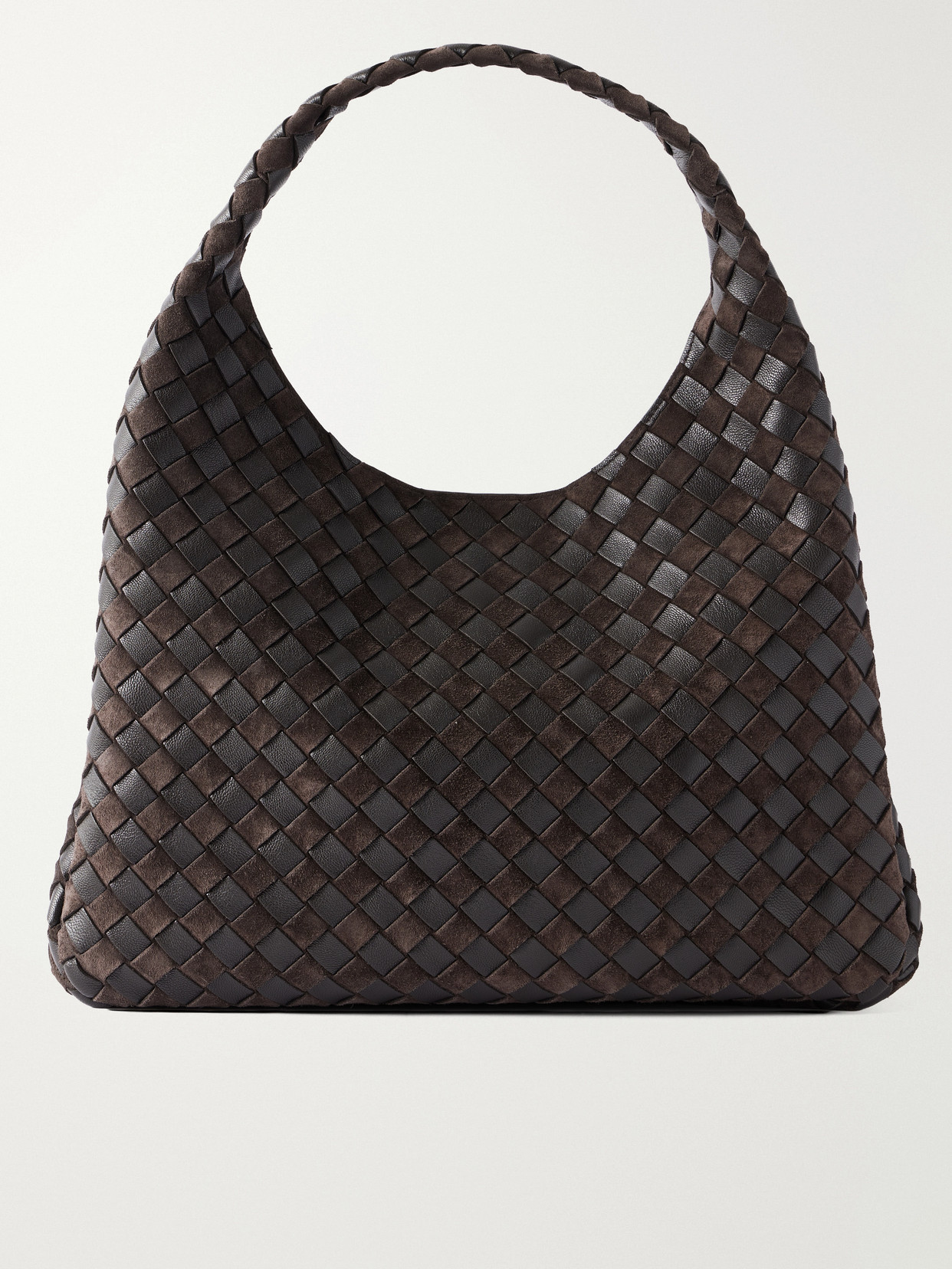 Bell Large Intrecciato Shoulder Bag