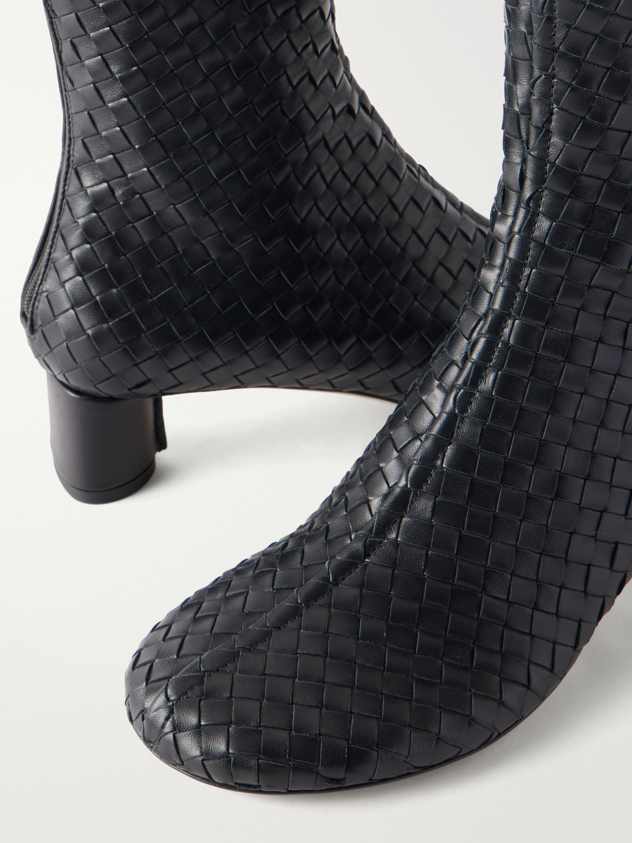 Cherry 45 Intrecciato Ankle Boots