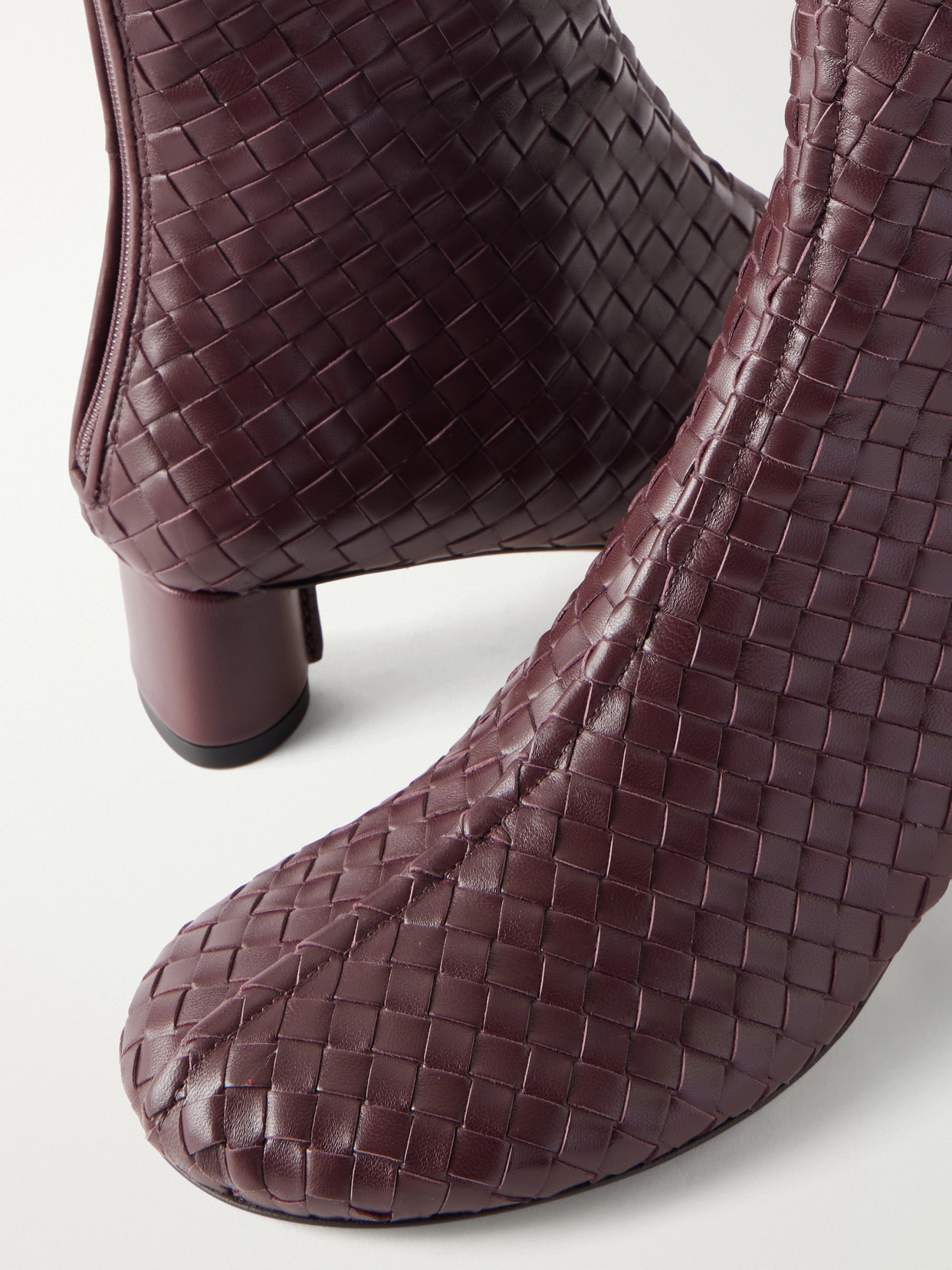 Cherry 45 Intrecciato Ankle Boots