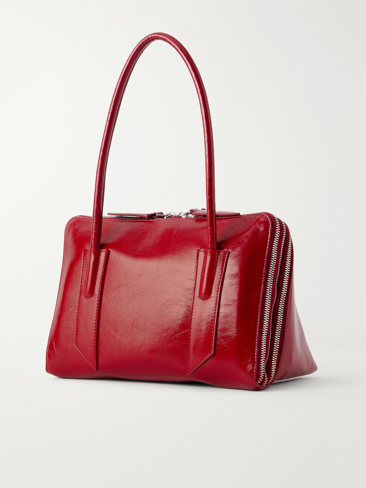 L'Altra Di Milano Textured-Leather Shoulder Bag