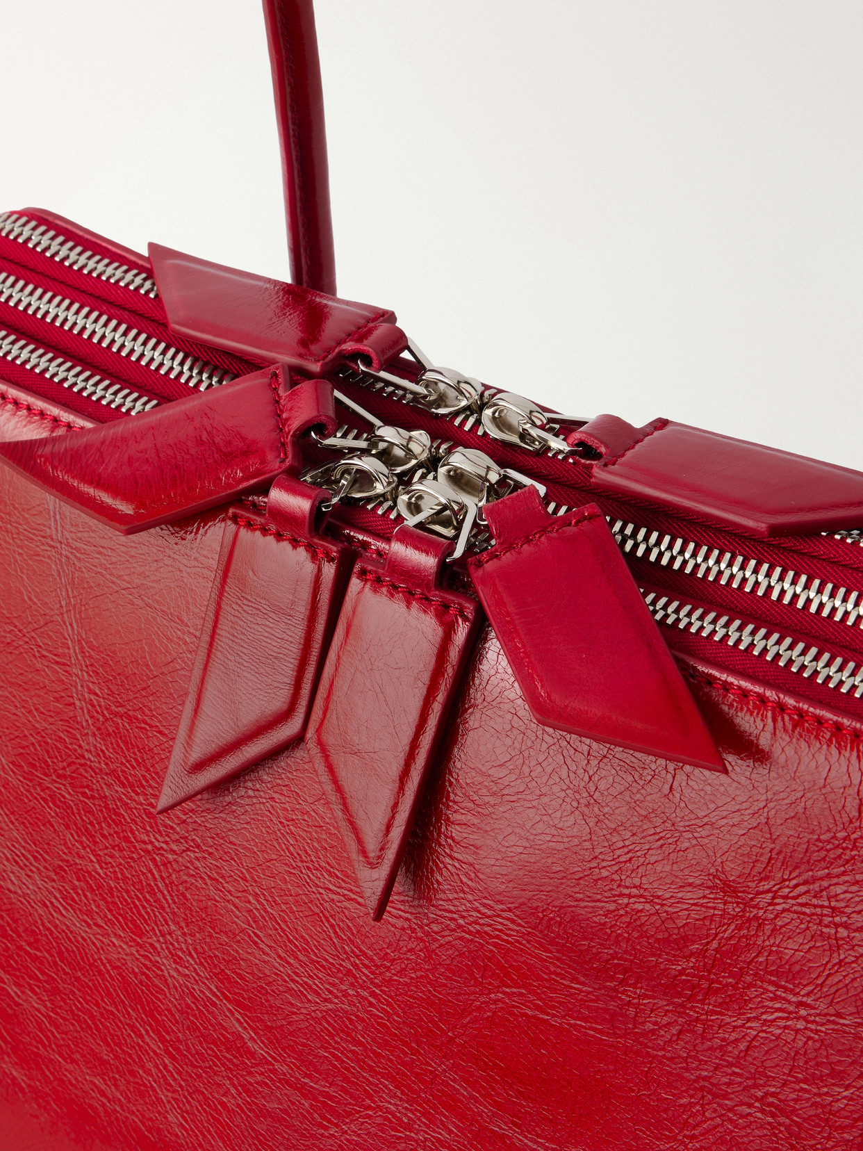 L'Altra Di Milano Textured-Leather Shoulder Bag