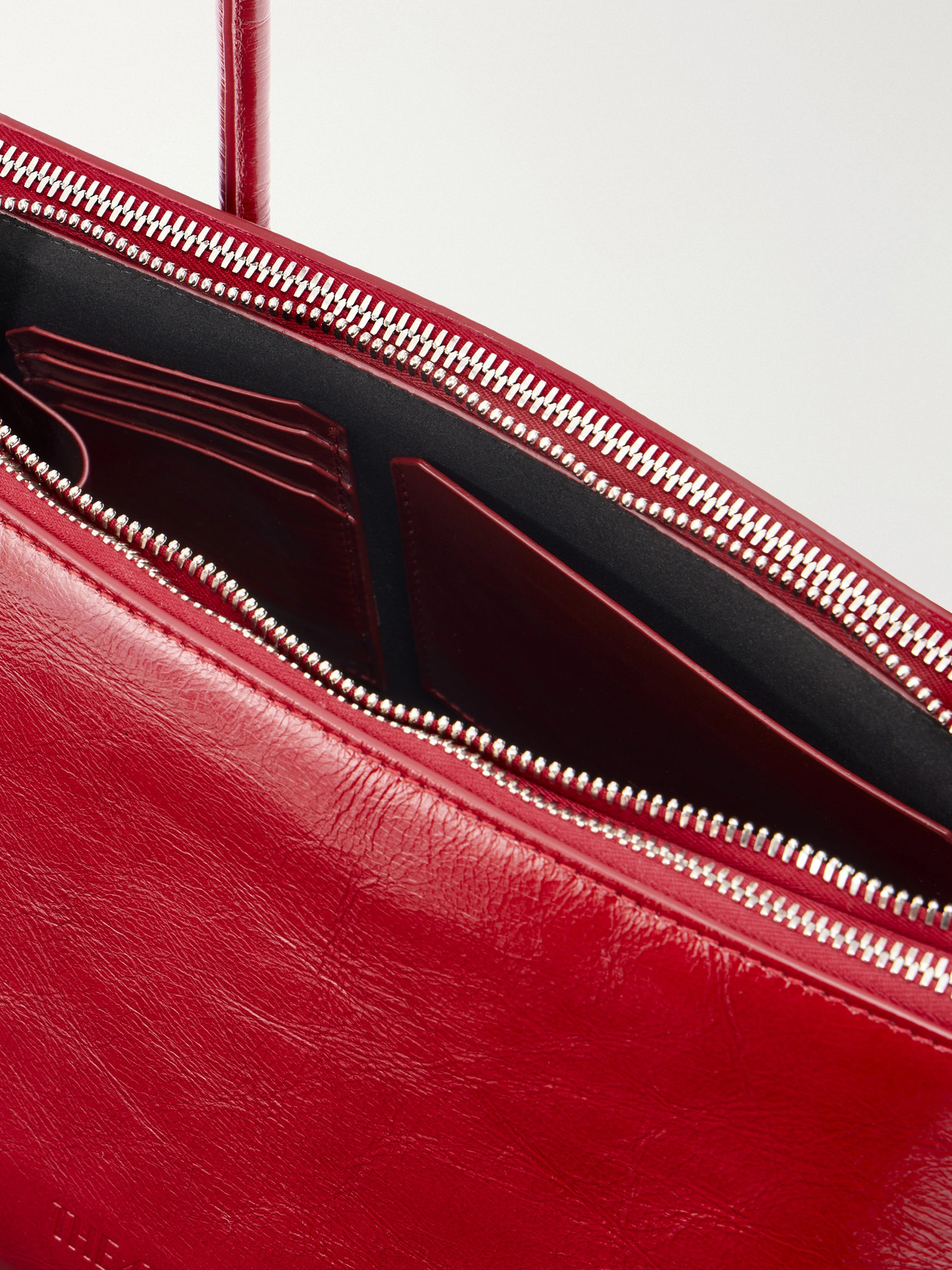 L'Altra Di Milano Textured-Leather Shoulder Bag