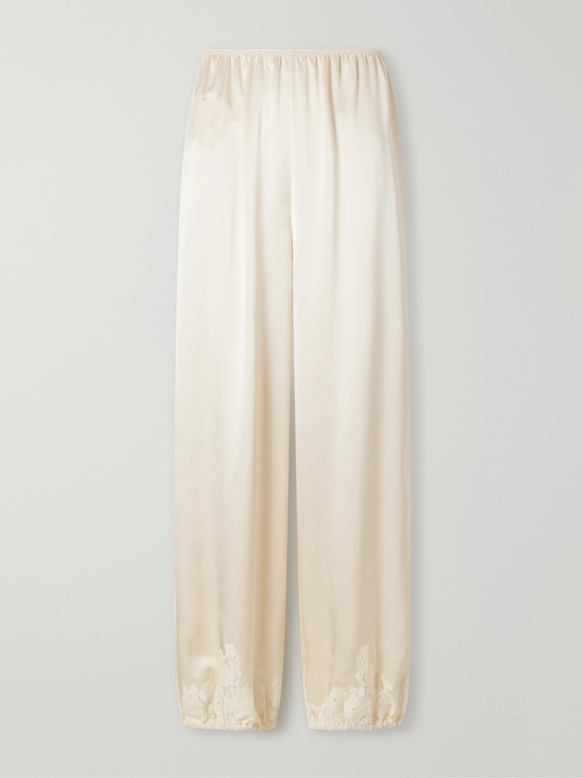Dôen Yaria tapered silk satin pants