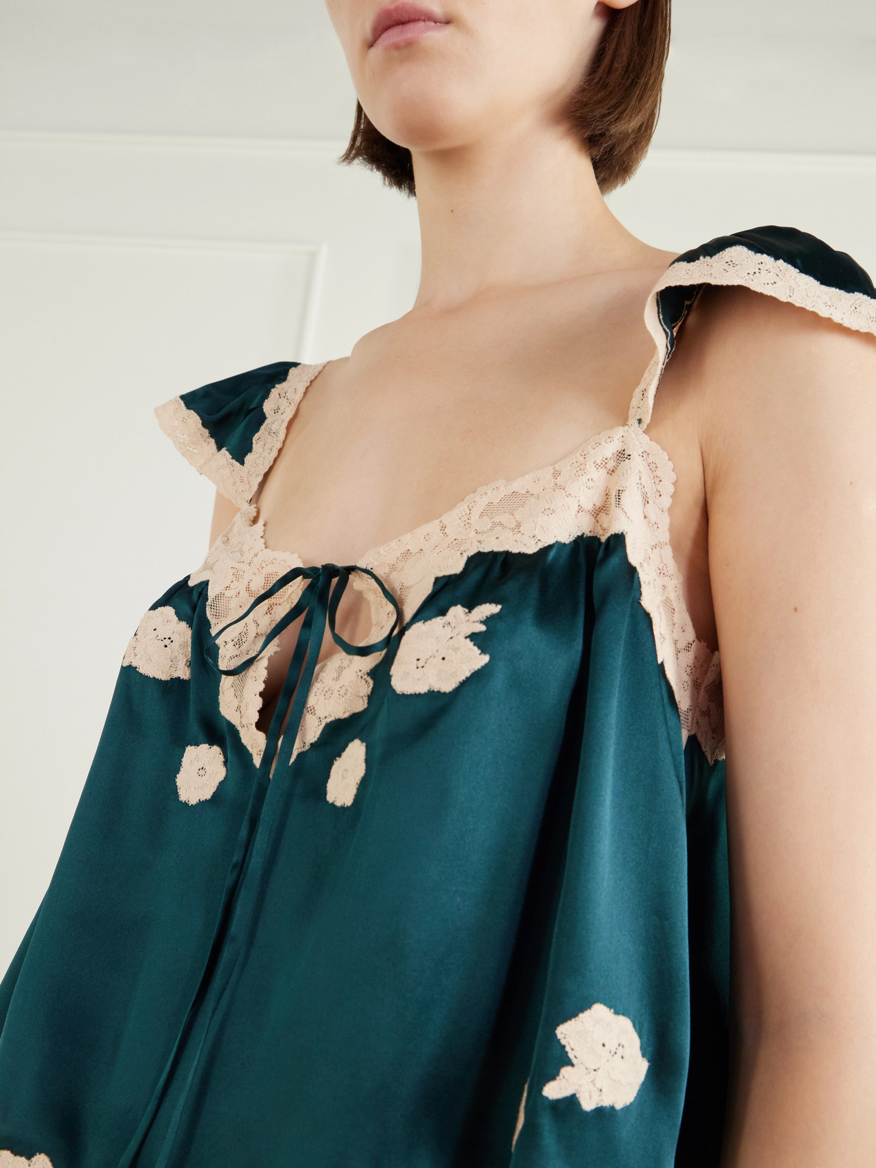 Dôen - Rosalee Lace-Trim Top