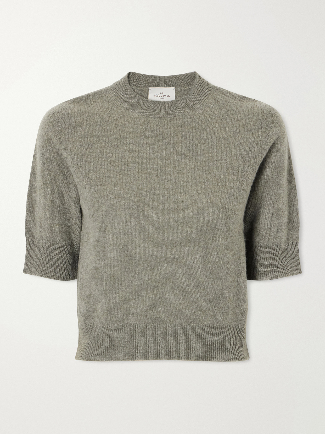 Chypre Cropped Organic Cashmere Sweater