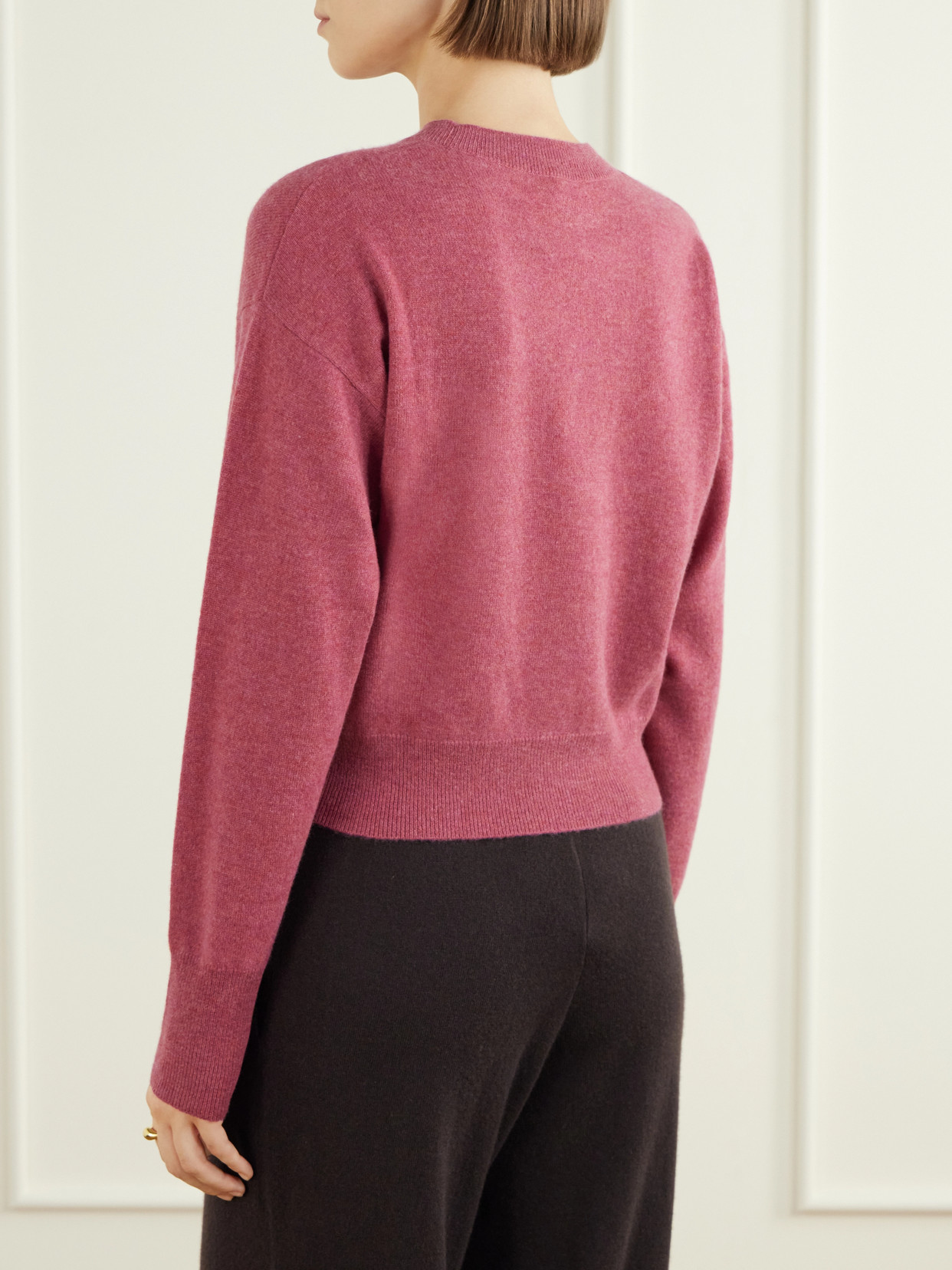 Menorca Cropped Cashmere Sweater