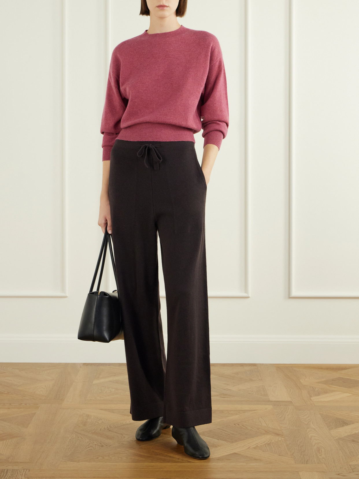 Menorca Cropped Cashmere Sweater