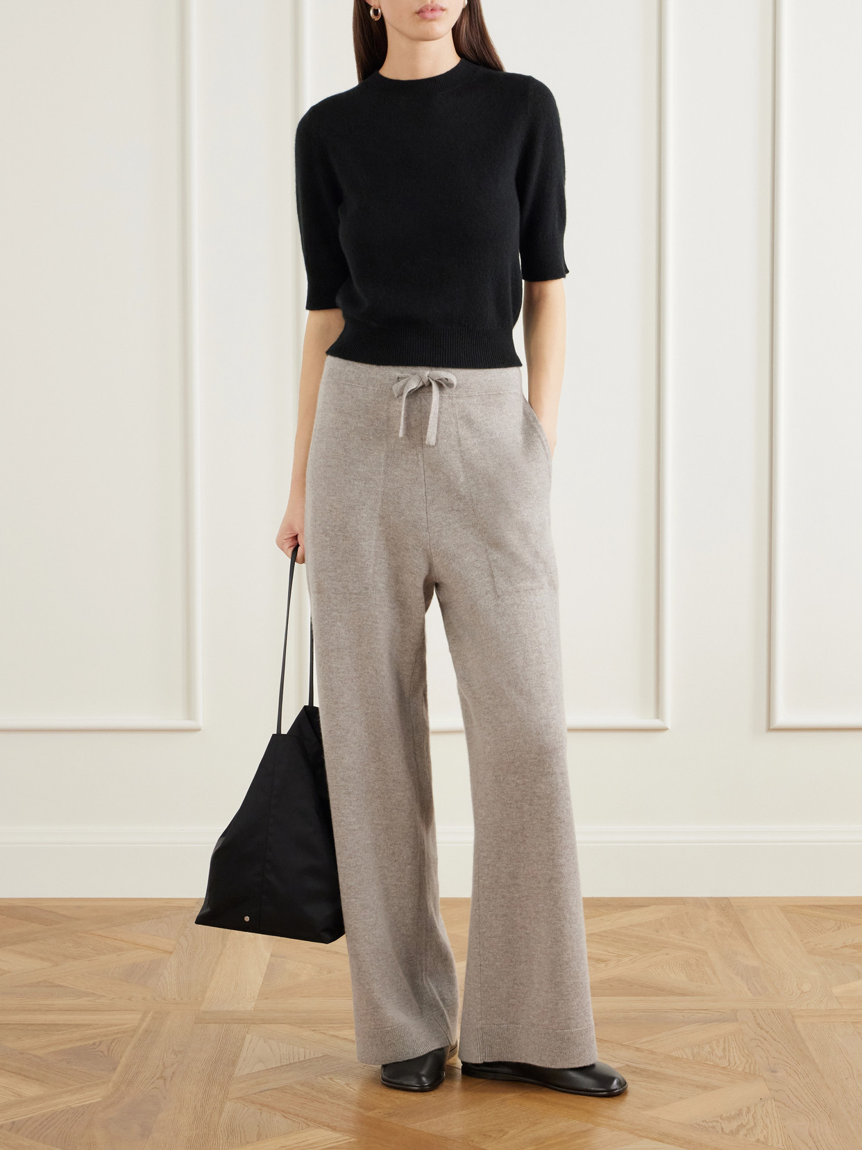 Chypre Cropped Organic Cashmere Sweater