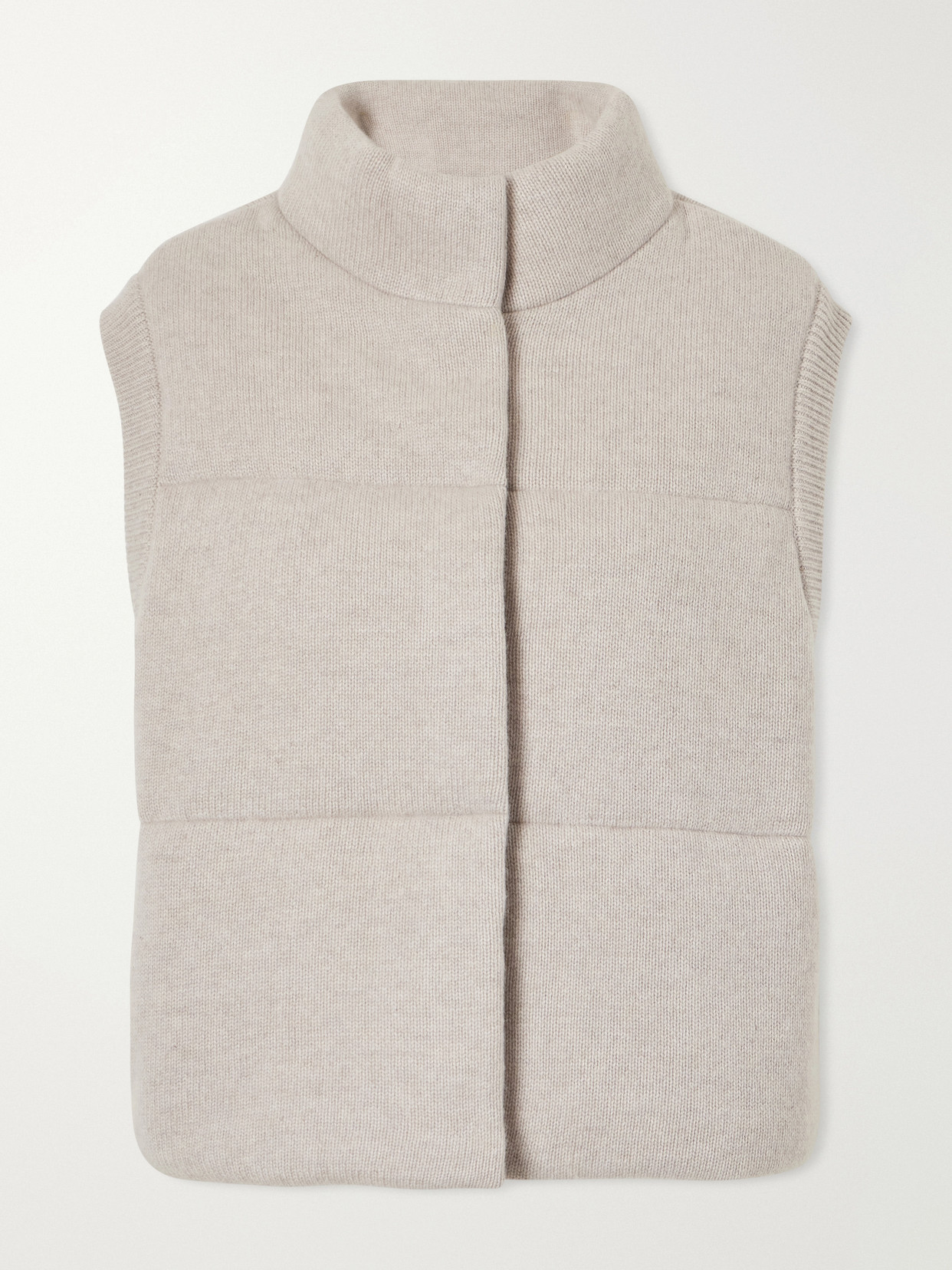 Montana Ribbed Cashmere Puffer Vest