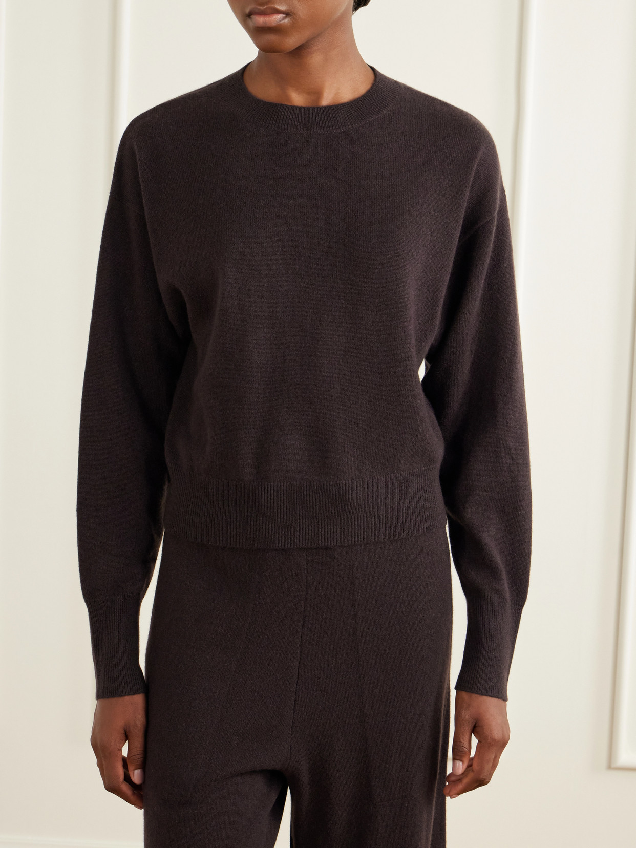 Menorca Cropped Cashmere Sweater