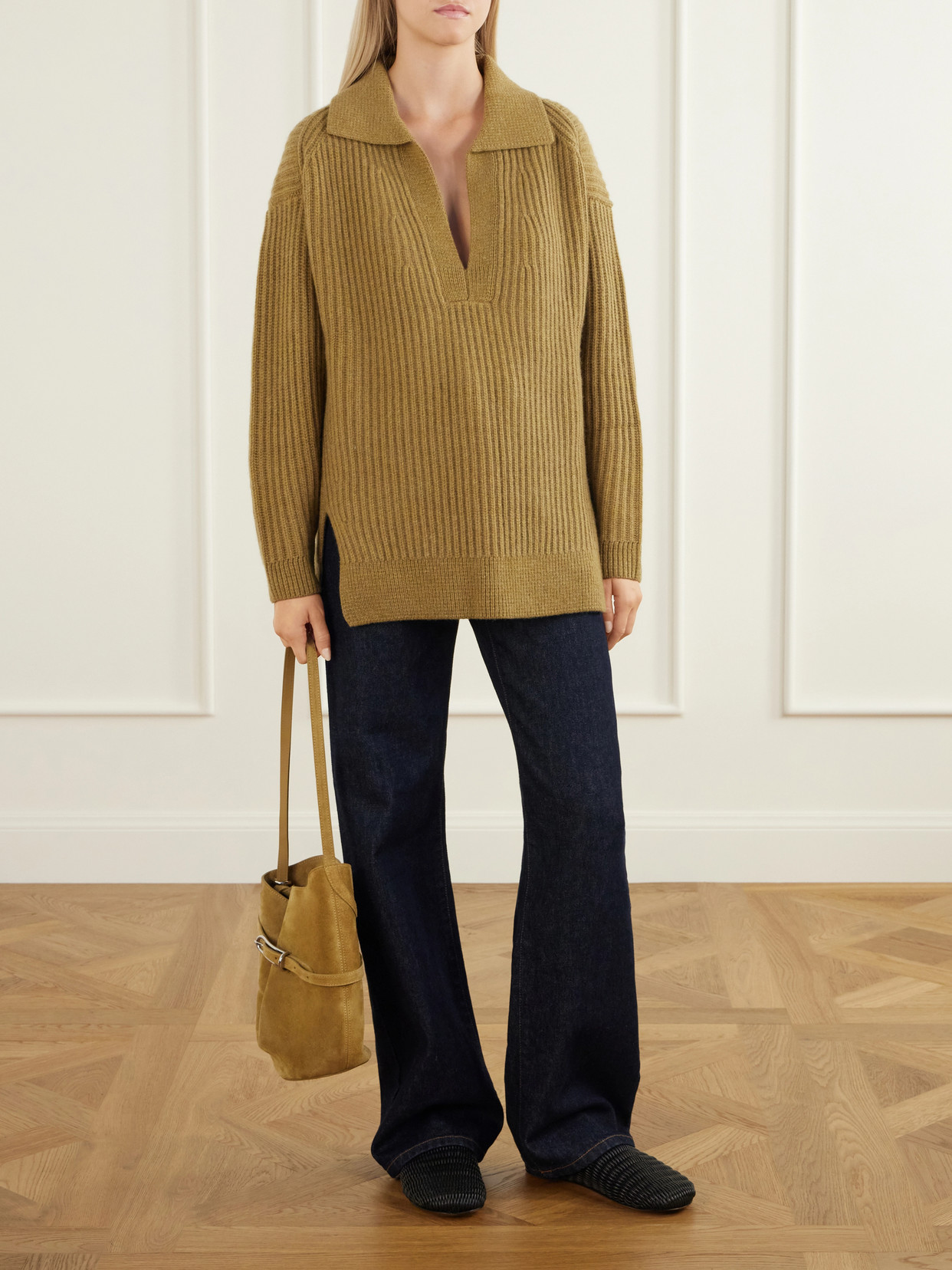 Malte Ribbed Cashmere Sweater