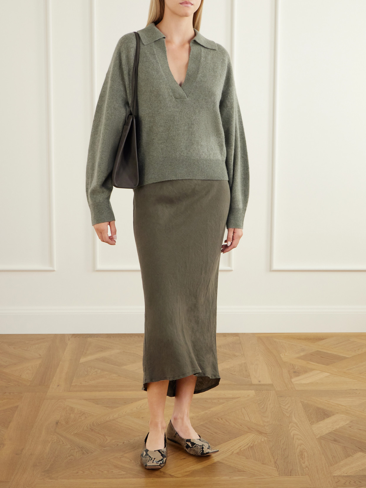 Jacksob Cropped Cashmere Sweater