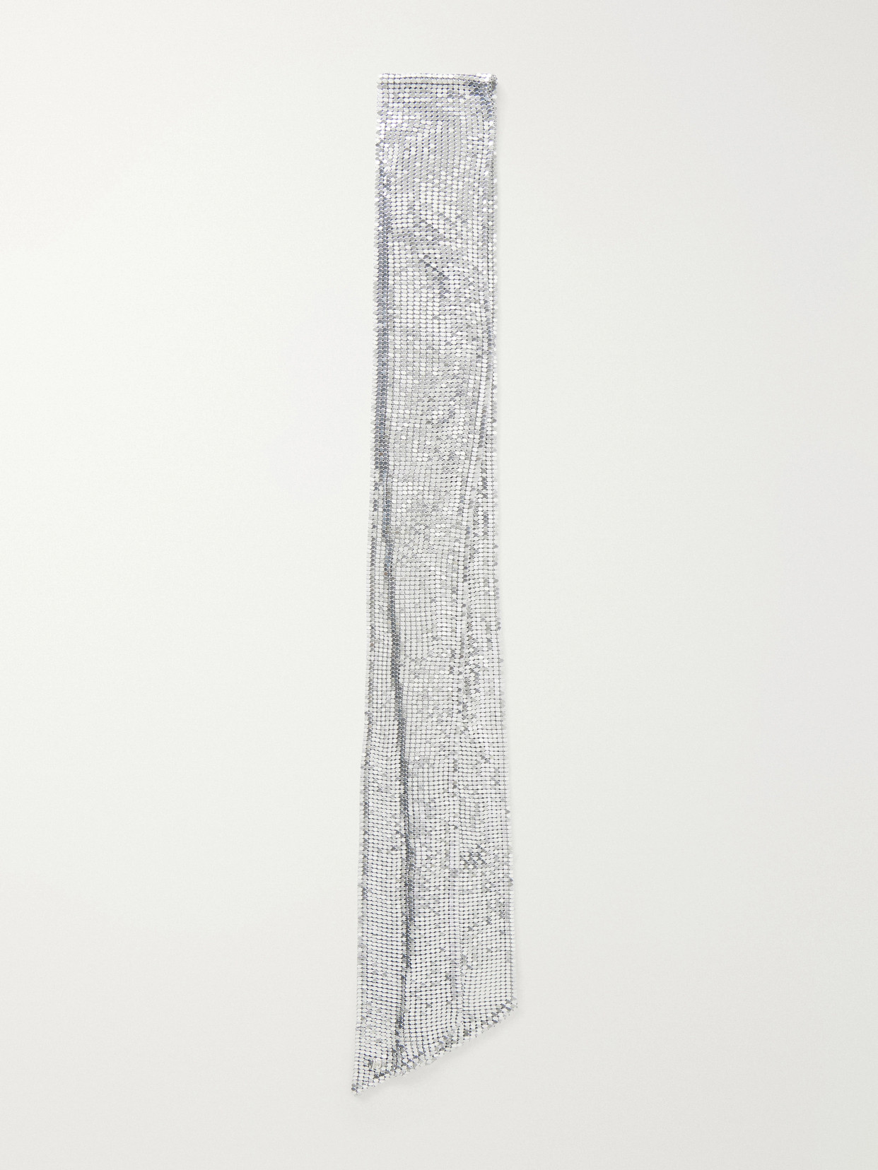 Rabanne Silver-tone Mesh Scarf