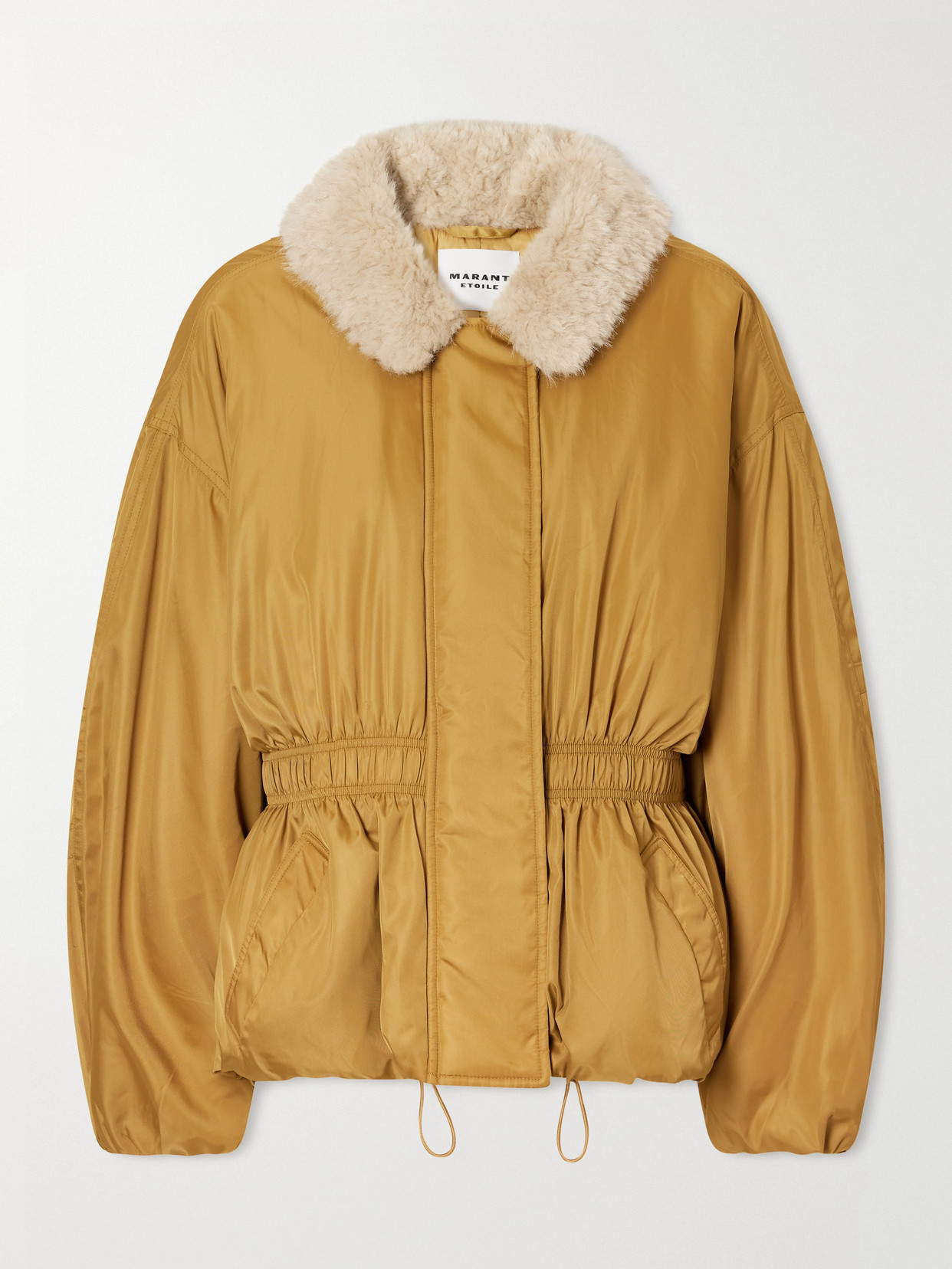 Marant Étoile - Selja Plush-Trimmed Coat