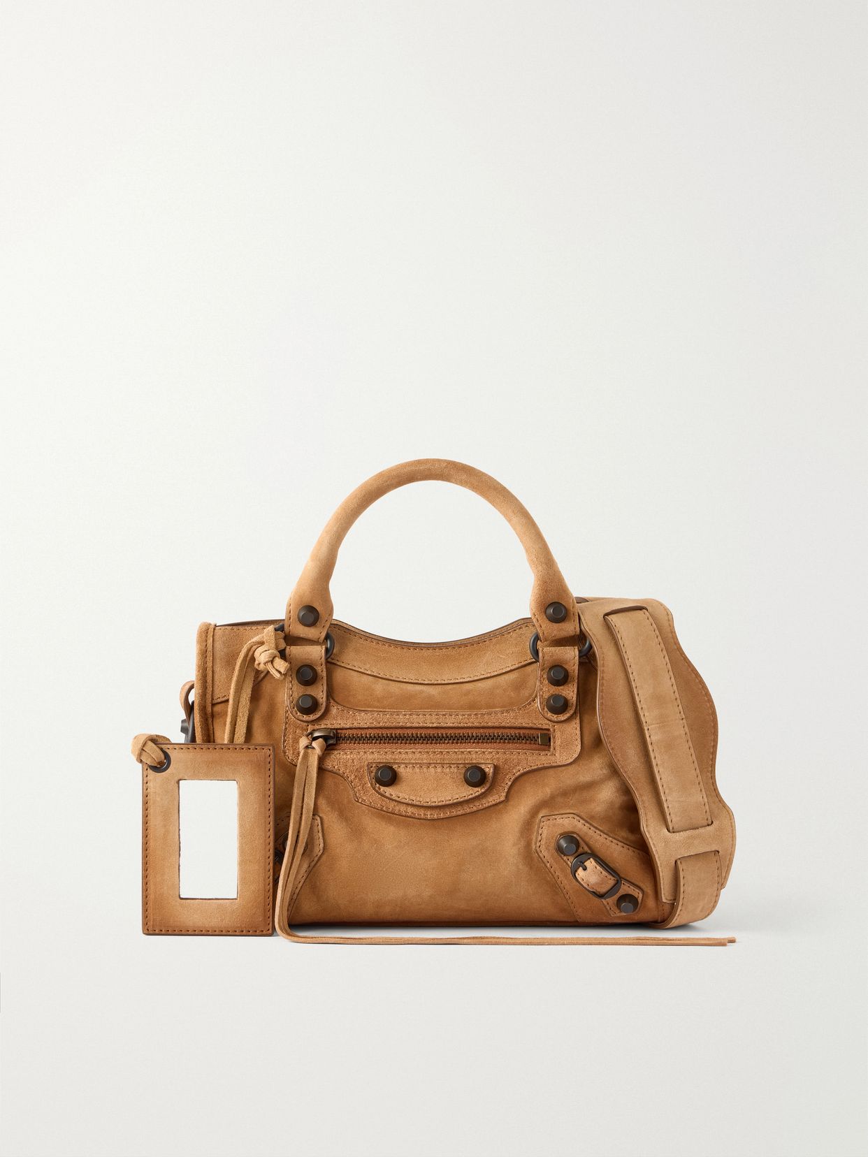 Le City mini suede shoulder bag