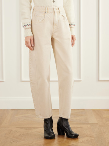 Isabel Marant Oriane mid-rise barrel-leg jeans